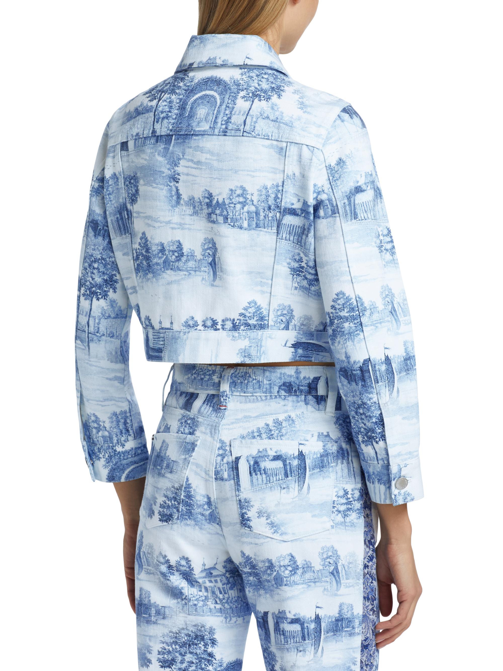 Alice + Olivia Chloe Boxy Crop Jacket | Saks Fifth Avenue