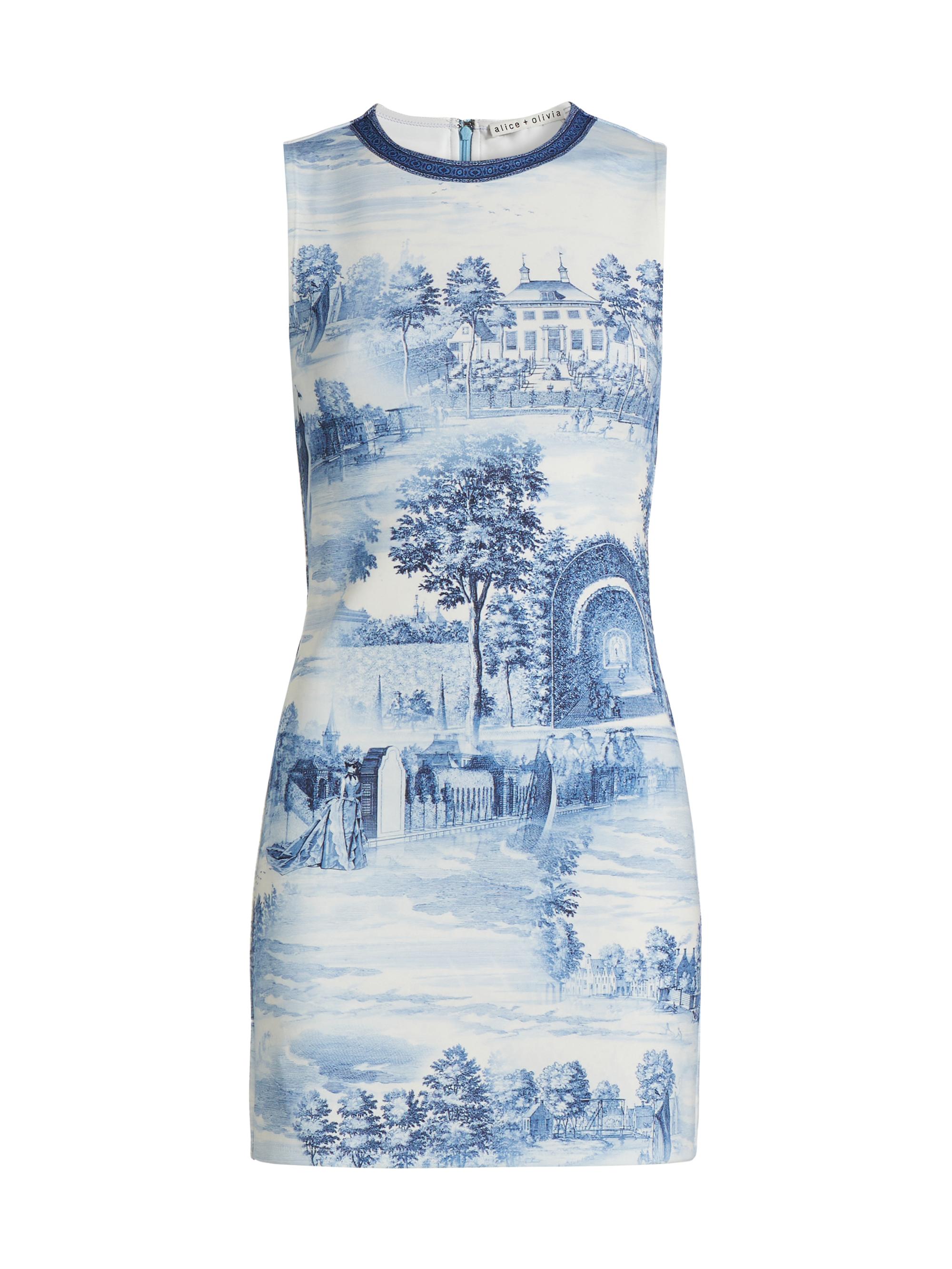 Alice + Olivia Women's Wynell Toile De Jouy Print Minidress - Chateau