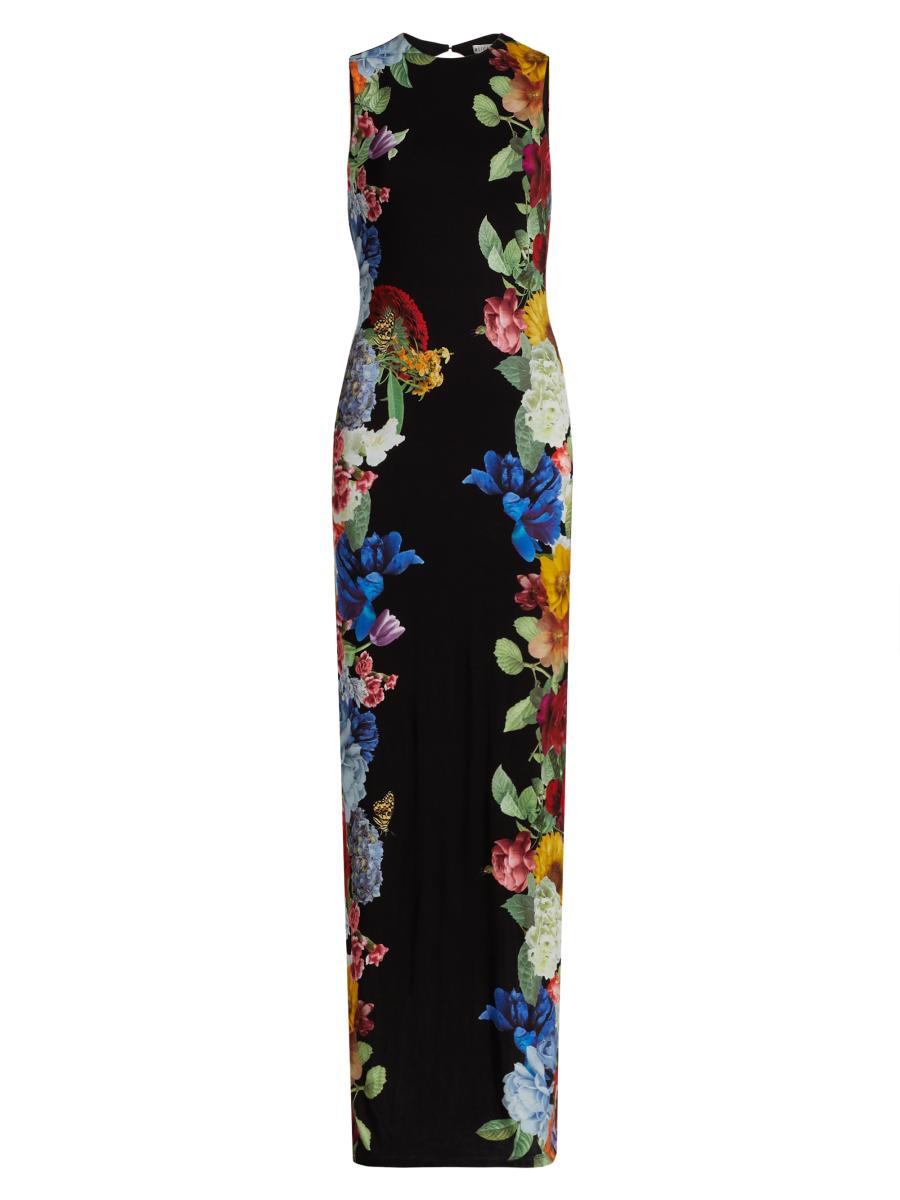 【Alice+Olivia】DELORA リバーシブル スリット マキシドレス 0400022621086?wid=900