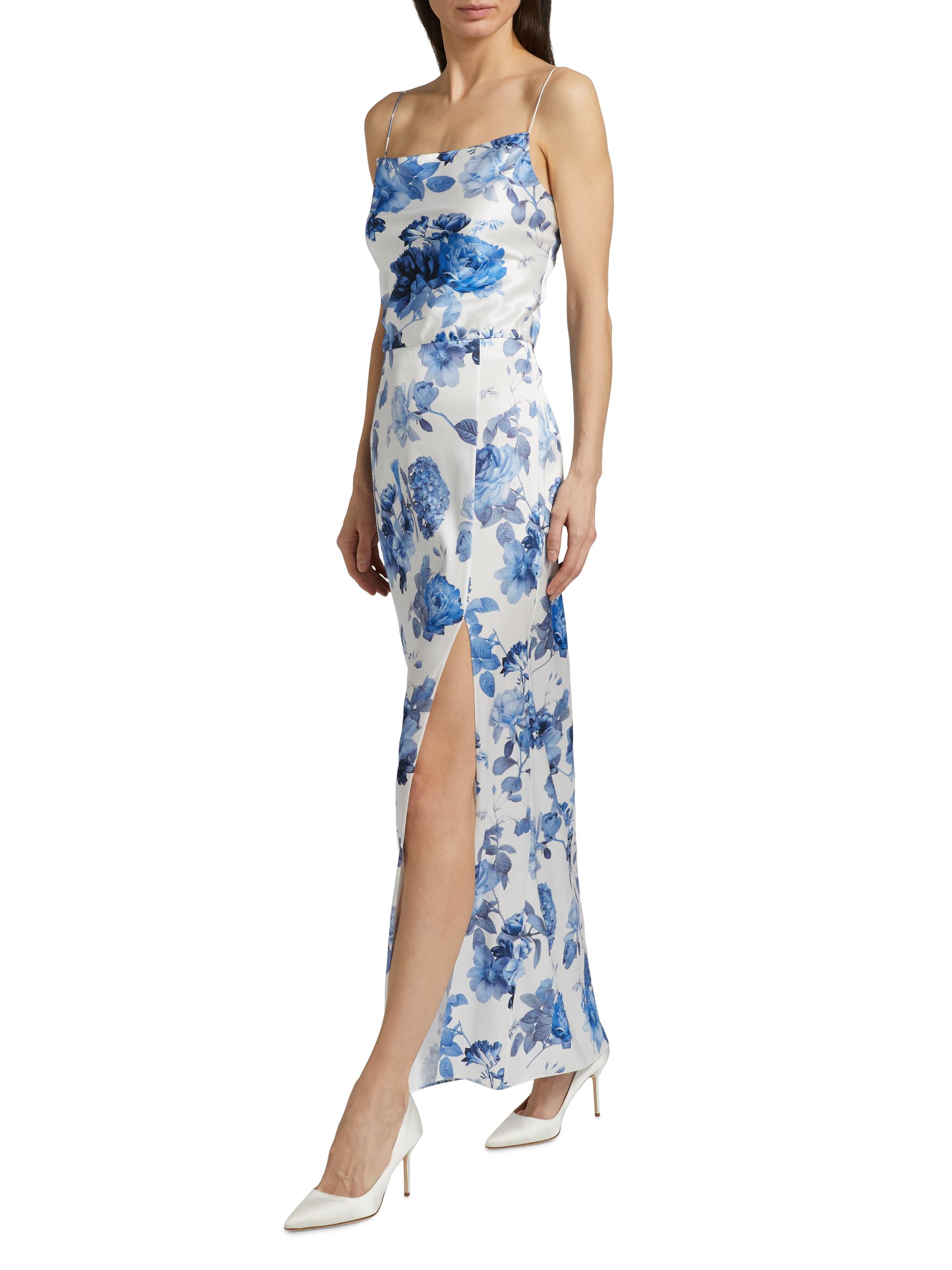 ❣️25新作 新品♡ Alice+Olivia 花柄プリントスカート♡　672 Alice + Olivia Stephine Floral Slit Maxi Skirt | Saks Fifth