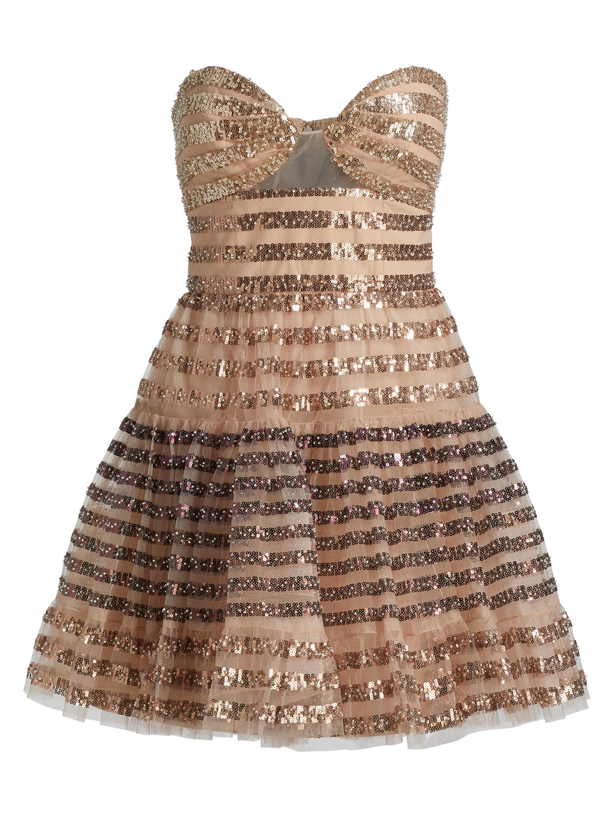 white christmas dresses BCBGMAXAZRIA Eloise Pleated Cocktail Dress – Runway Catalog