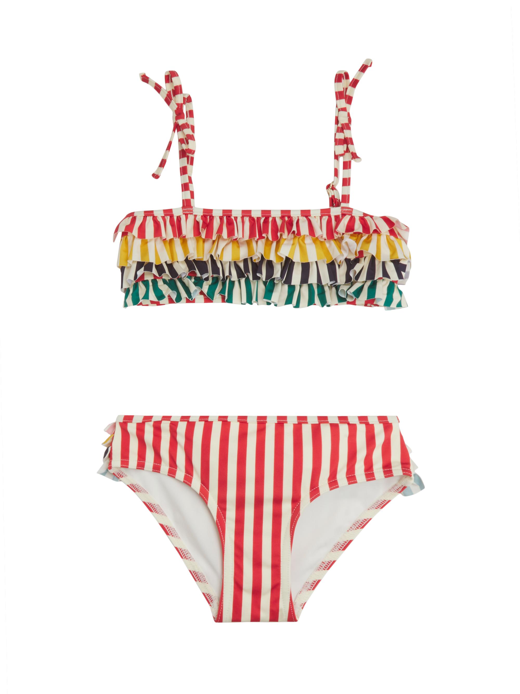 Zimmermann Little Girl's & Girl's 2-Piece Striped Bikini Swimsuit - Spliced