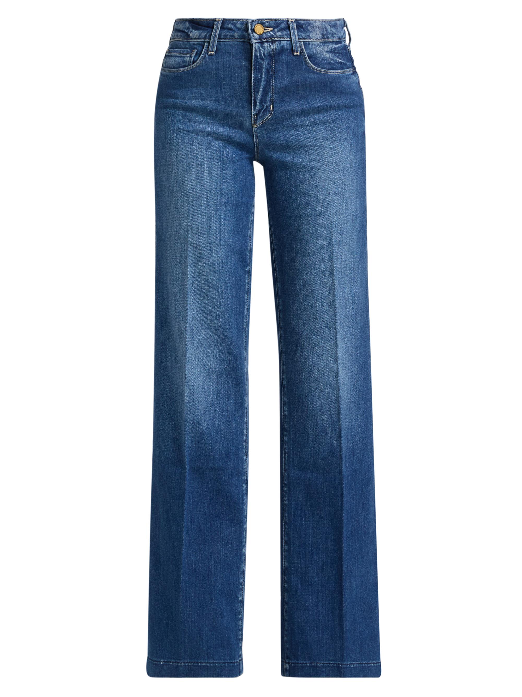 L'AGENCE Women's Clayton High-Rise Wide Jeans - Kaplan