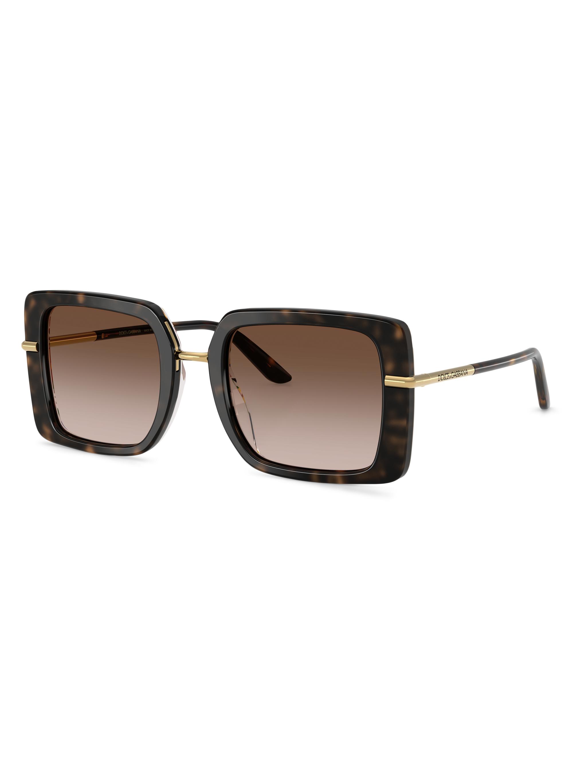 Dolce & Gabbana Women's 52MM Square Sunglasses - Brown Gradient