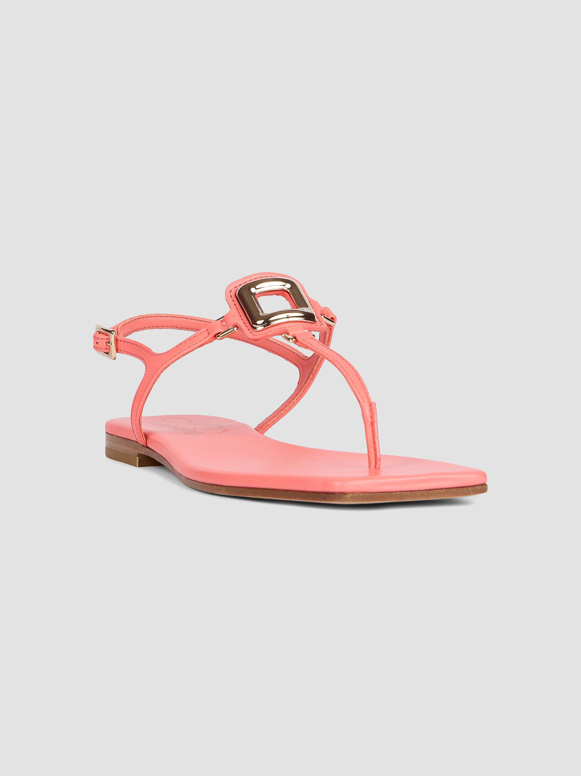 Roger Vivier Viv By The Sea Embellished Leather T-Strap Sandals