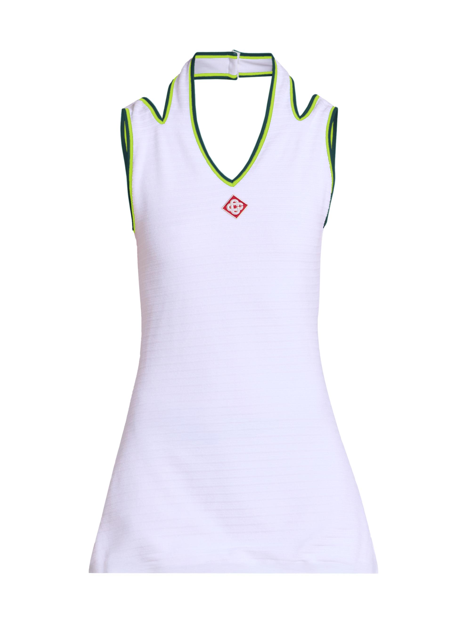 Casablanca Women's Backless Tennis Dress - White