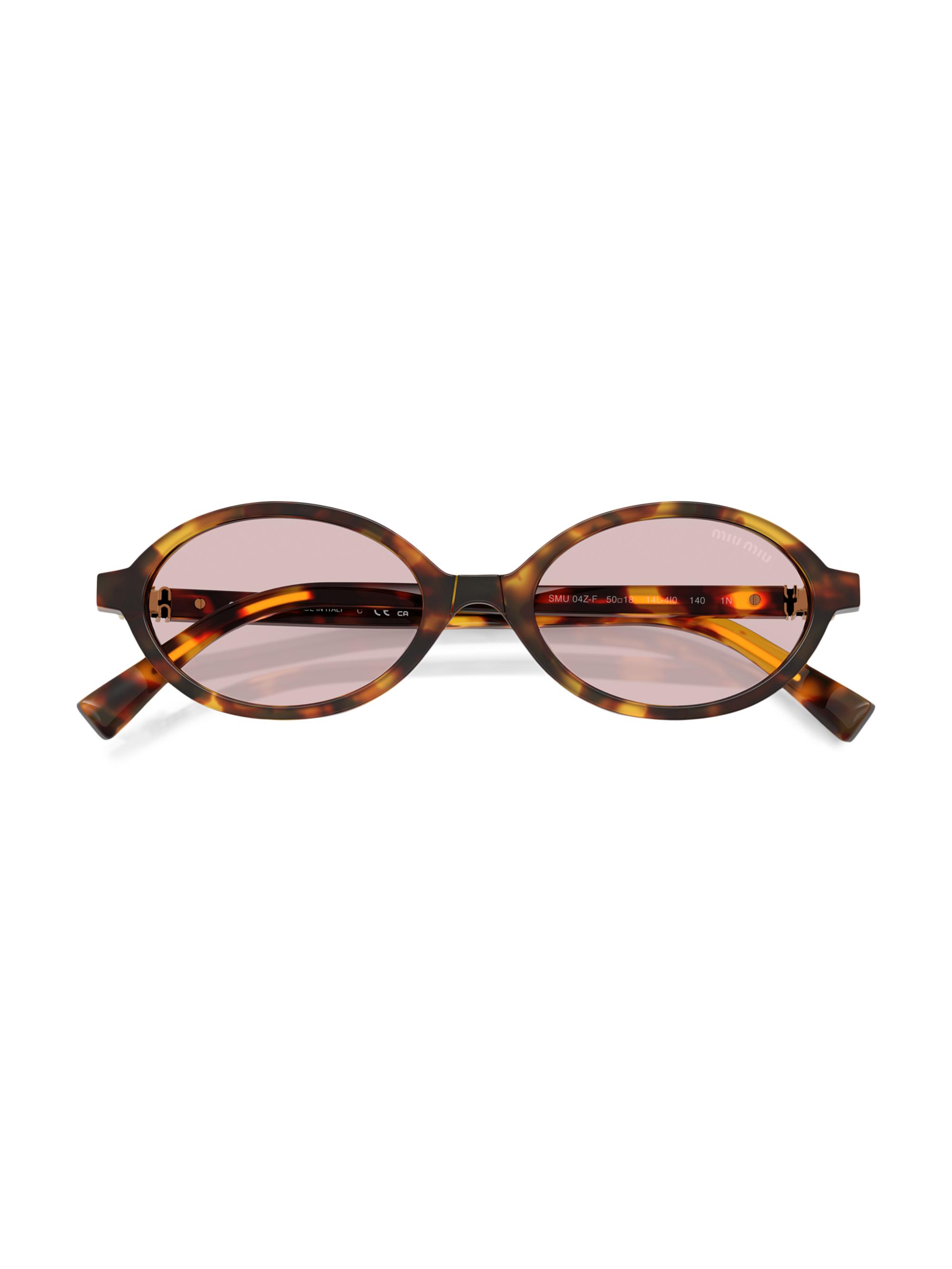 Miu Miu 50MM Oval Sunglasses | Saks Fifth Avenue