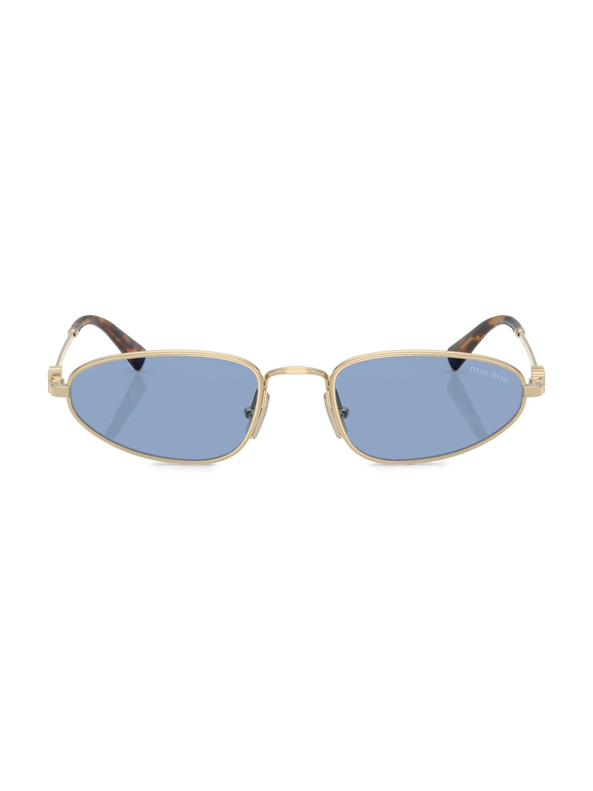 Miu Miu 52MM Oval Sunglasses | Saks Fifth Avenue