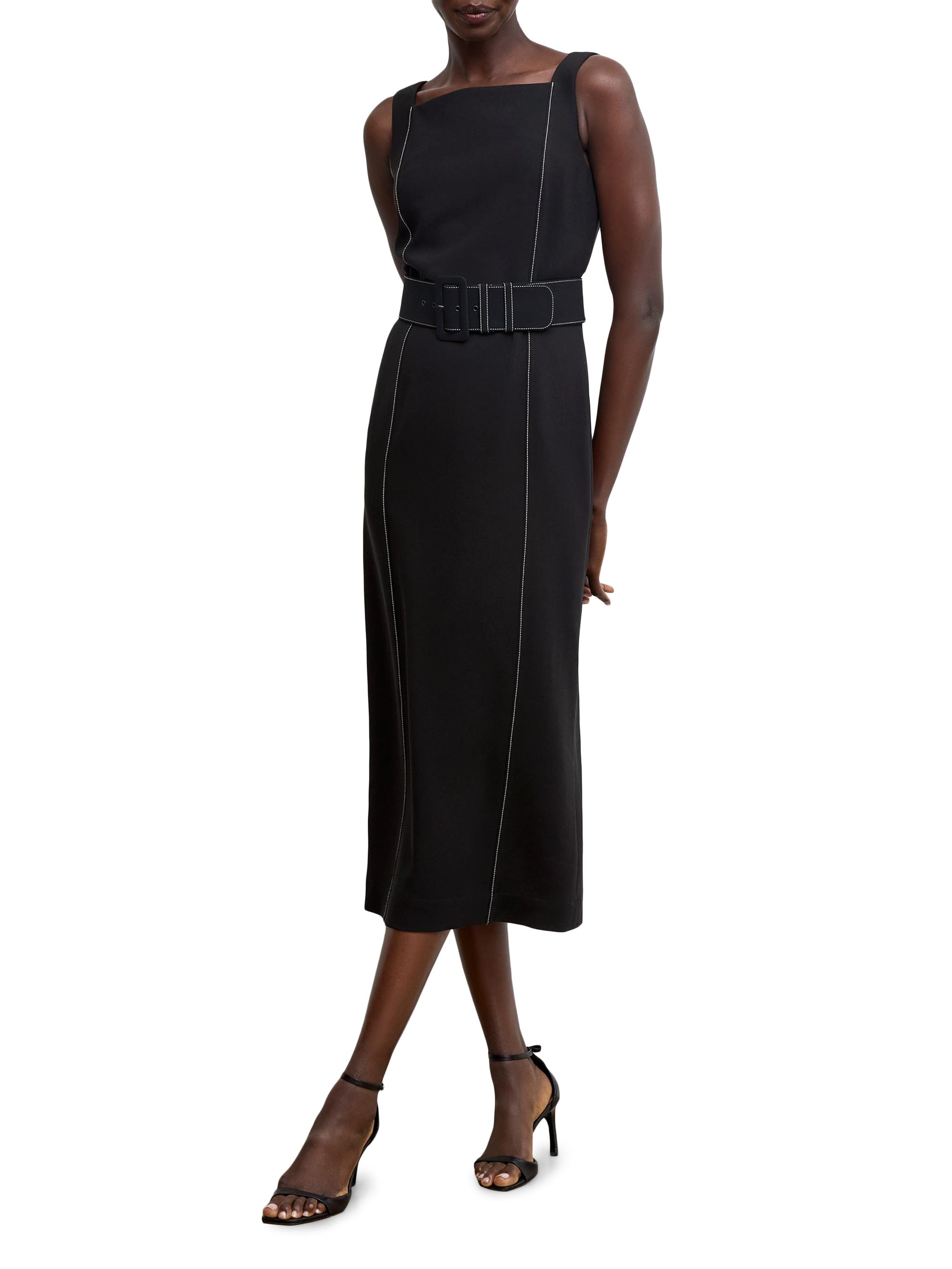 M.M.LaFleur Women's Carmela Dress - Black With Topstitch