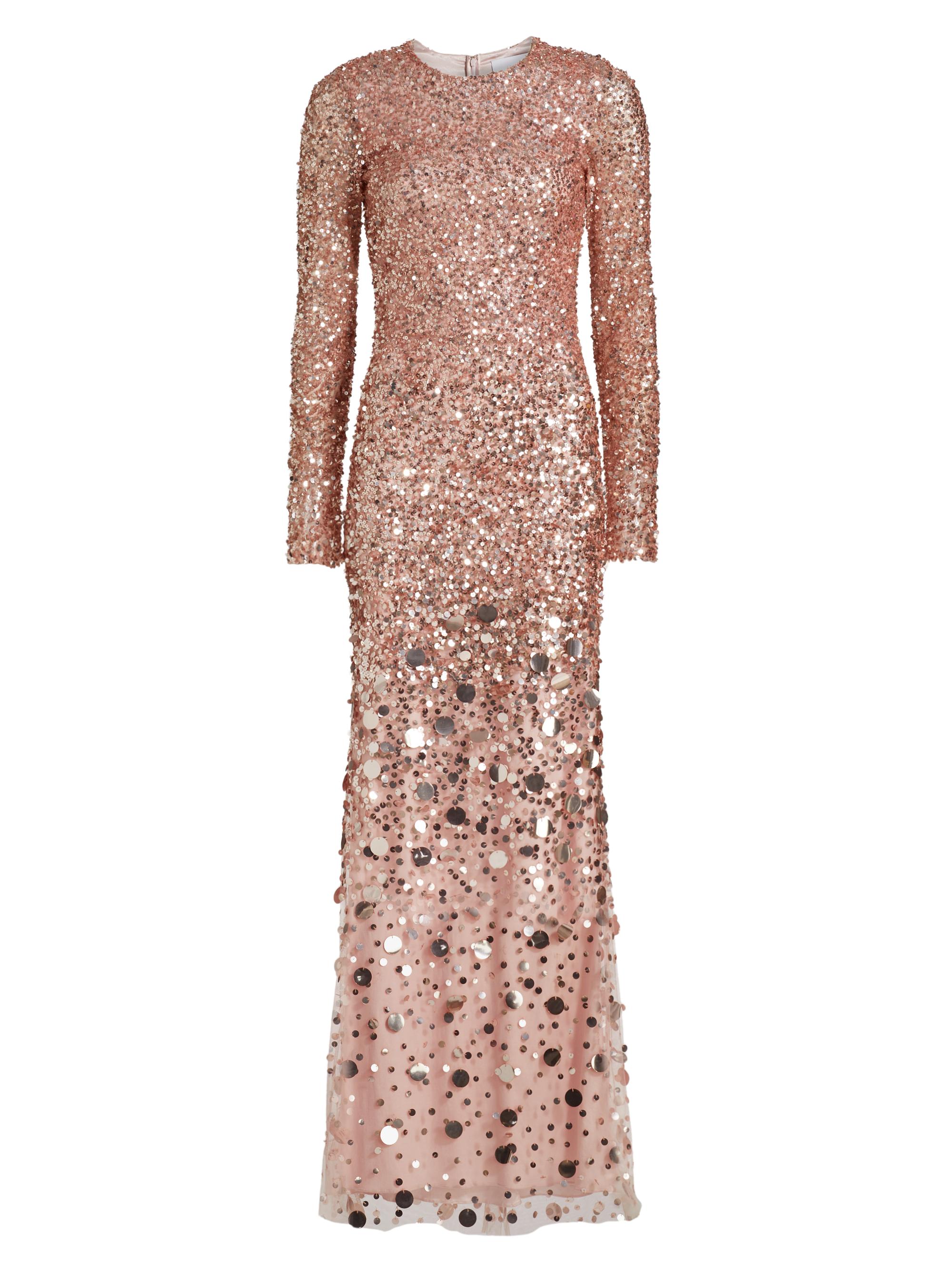 Atelier Prabal Gurung Women's Elle Embellished Sheath Gown - Blush