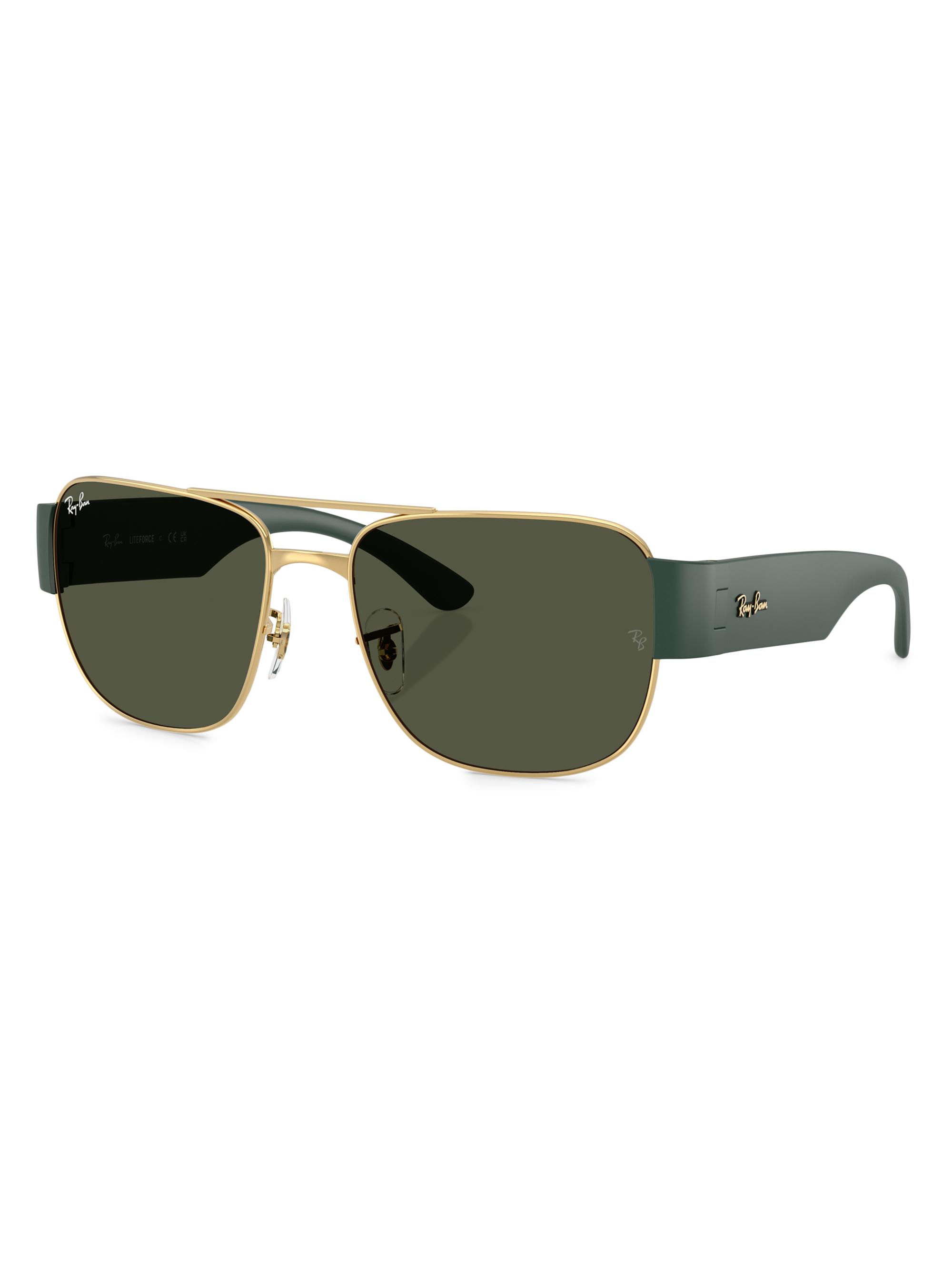 Ray-Ban Men's RB3756 59MM Square Sunglasses - Gold Olive