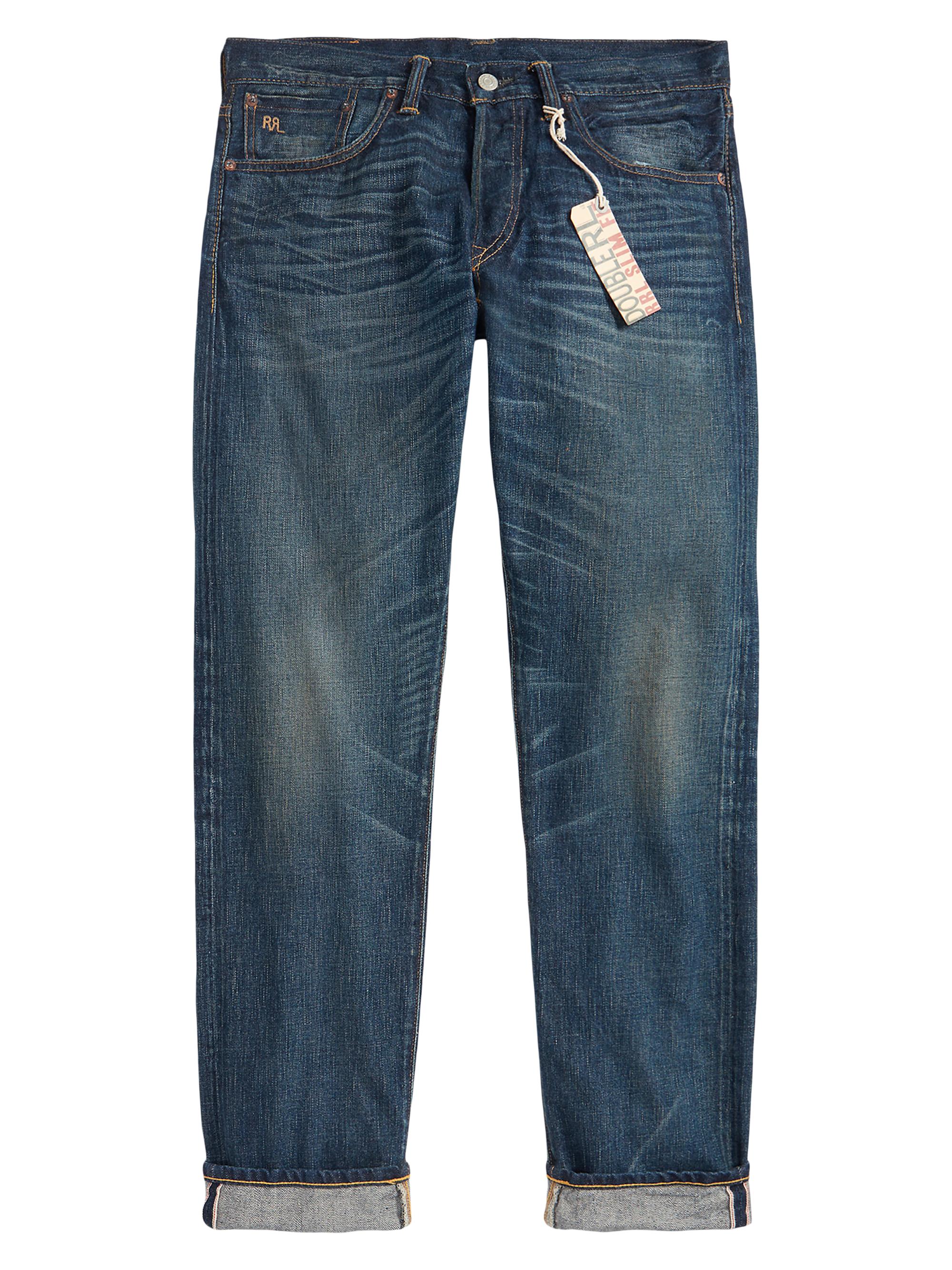 Polo Ralph Lauren Men's Slim-Fit Ridgecrest Selvedge Jeans - Blue