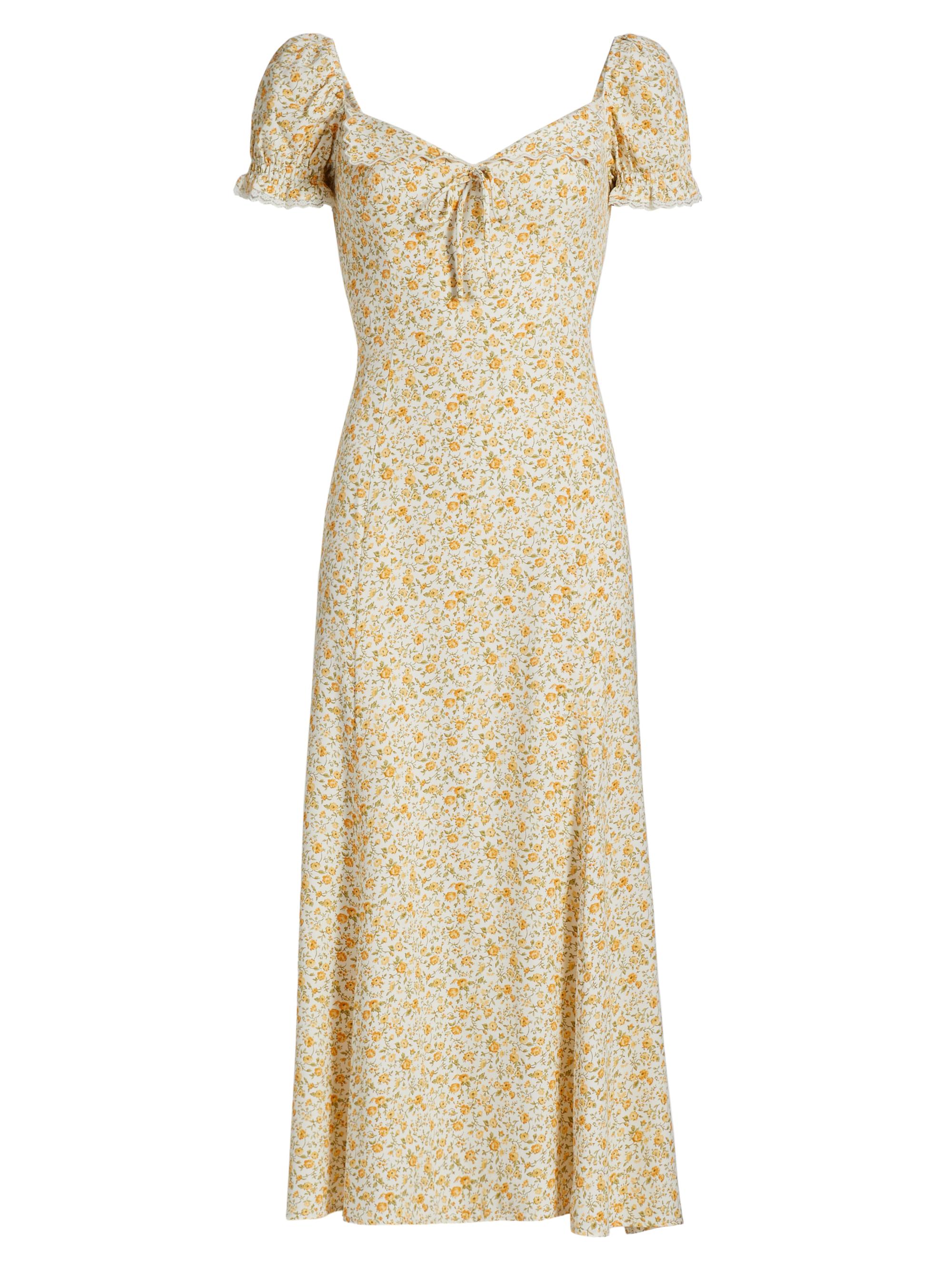 Reformation Shyla Floral Midi-Dress | Saks Fifth Avenue