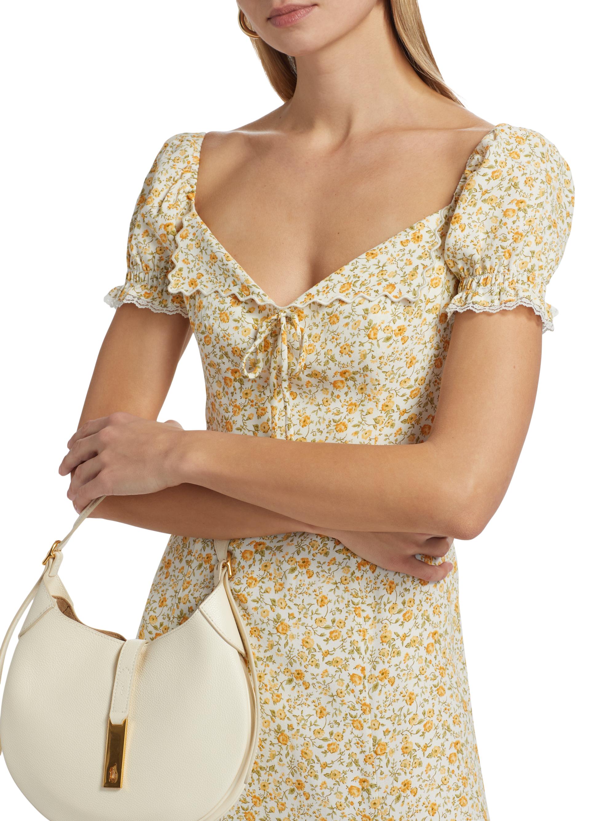 Reformation Shyla Floral Midi-Dress | Saks Fifth Avenue