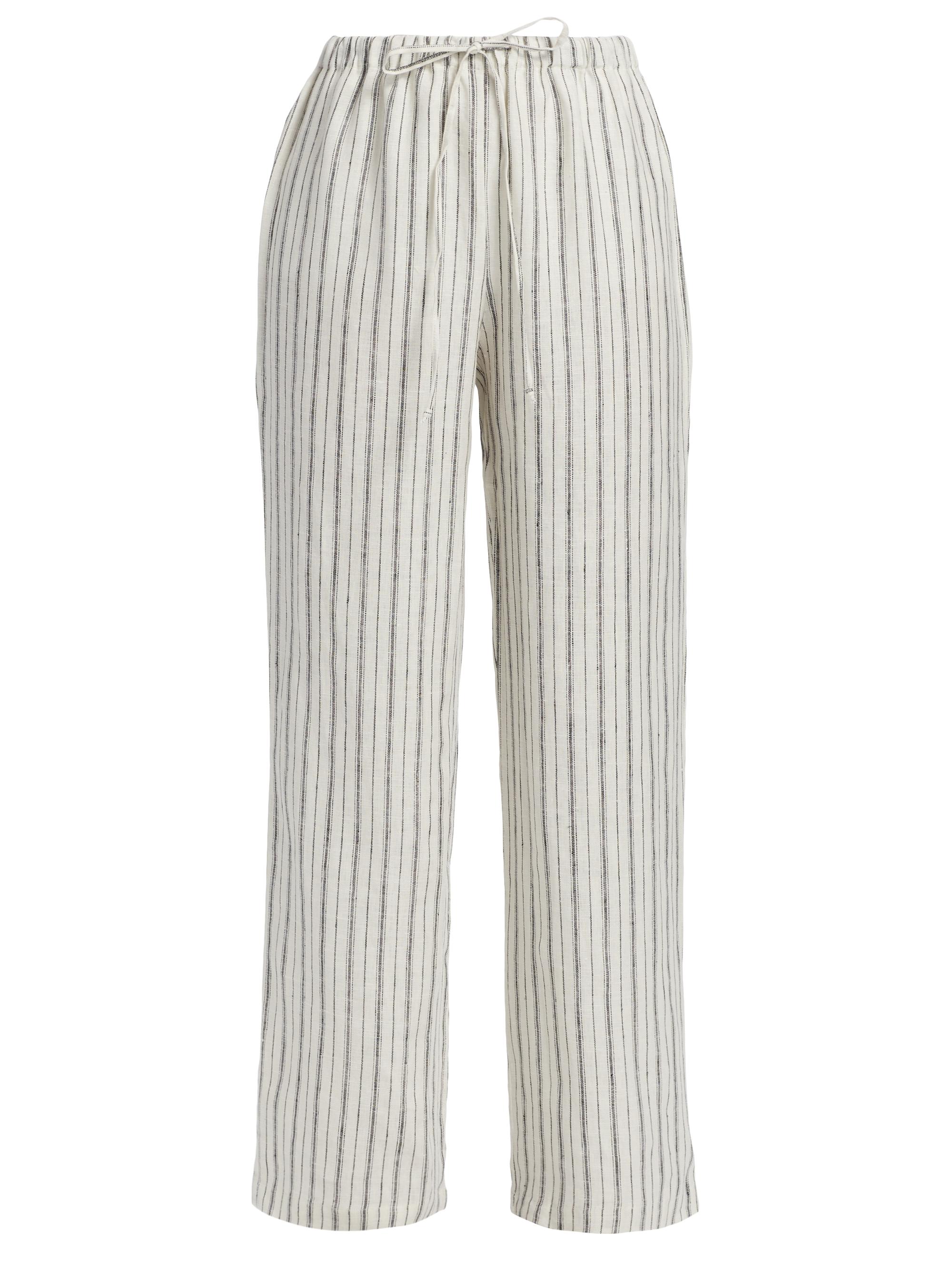 Reformation Women's Olina Linen Striped Pants - Elsie Stripe