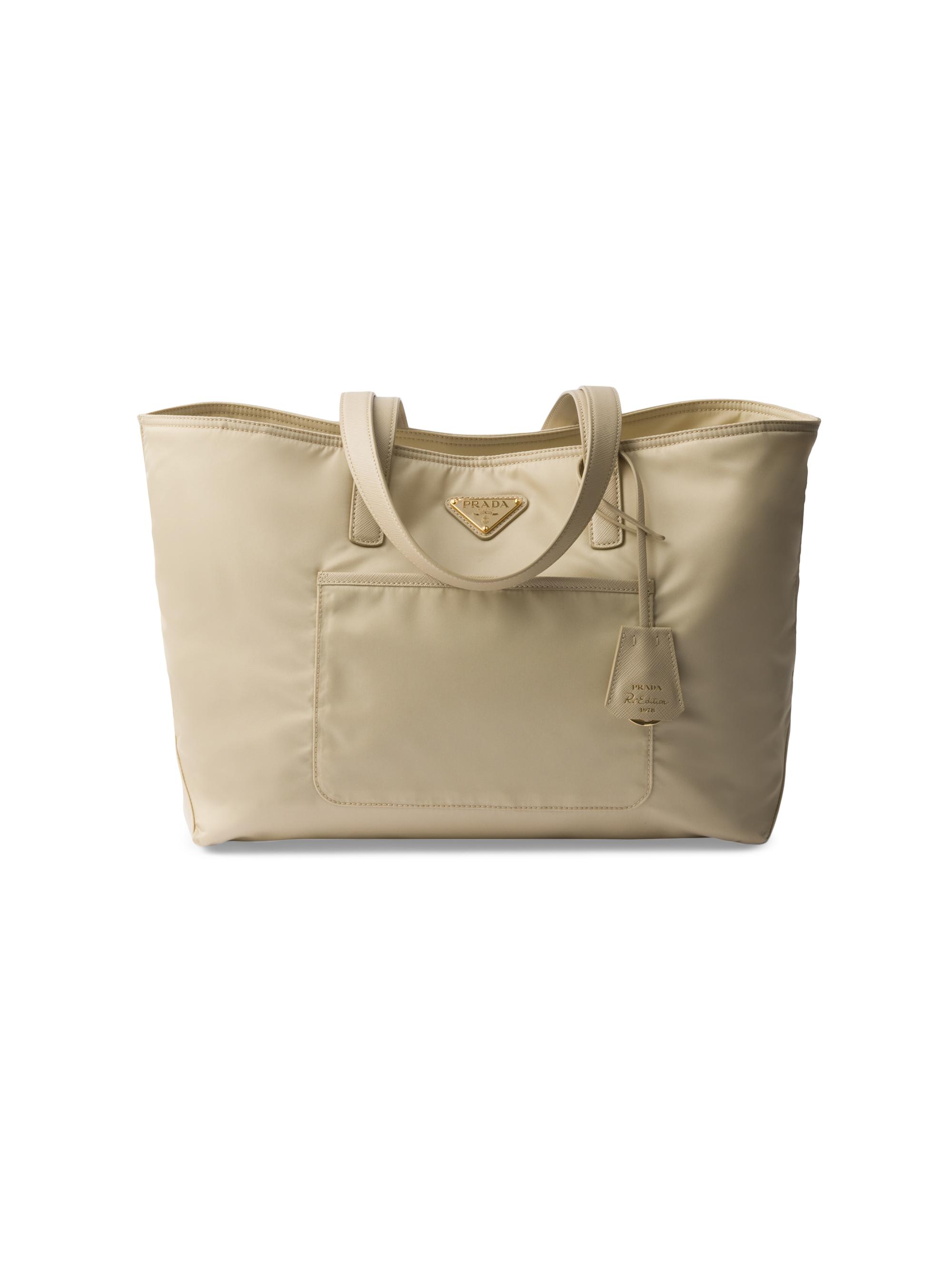 Prada Women's Re-Edition 1978  Re-Nylon Tote Bag - Beige Khaki