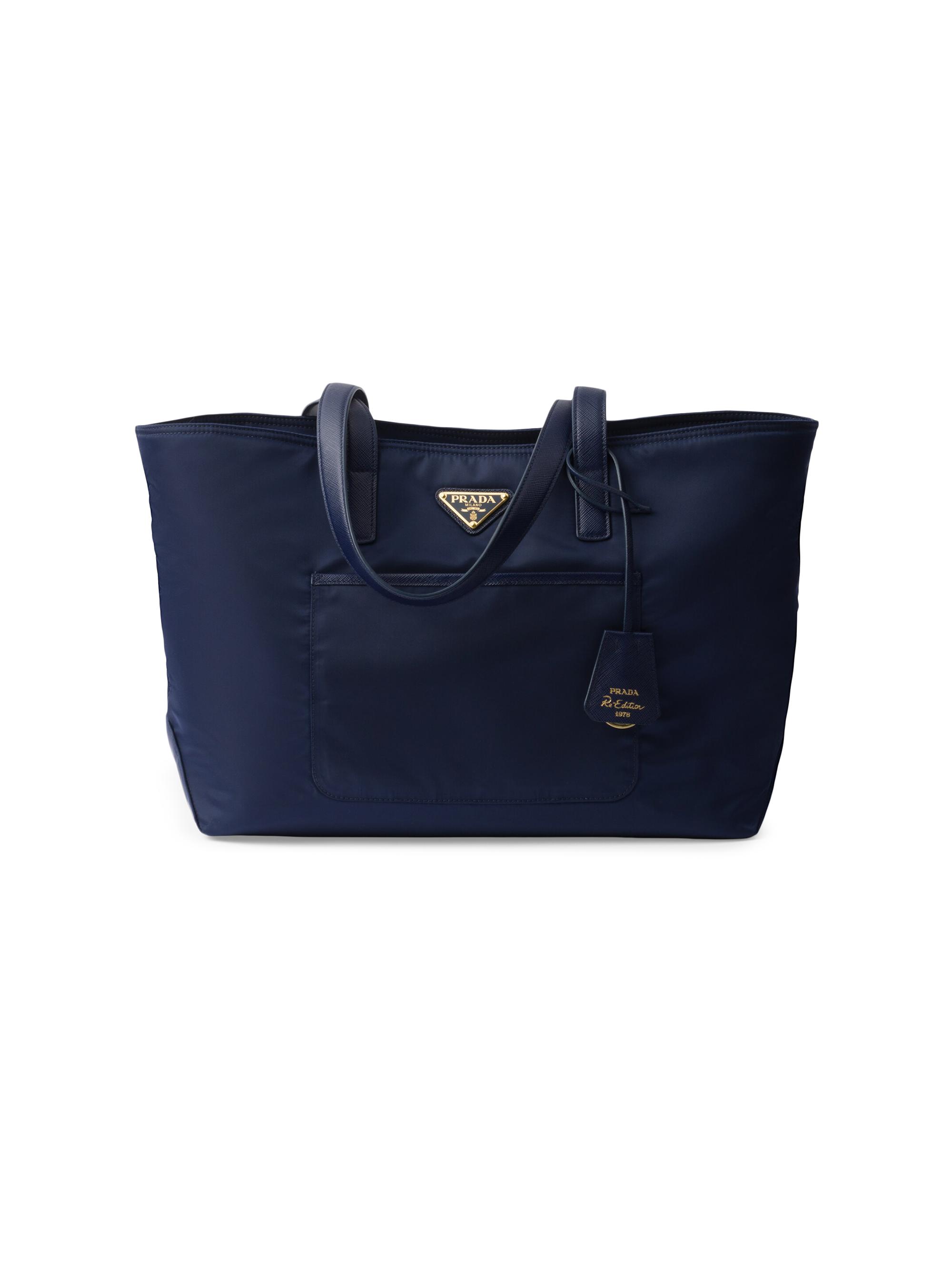 Prada Women's Re-Edition 1978  Re-Nylon Tote Bag - Blue - Women's Bags