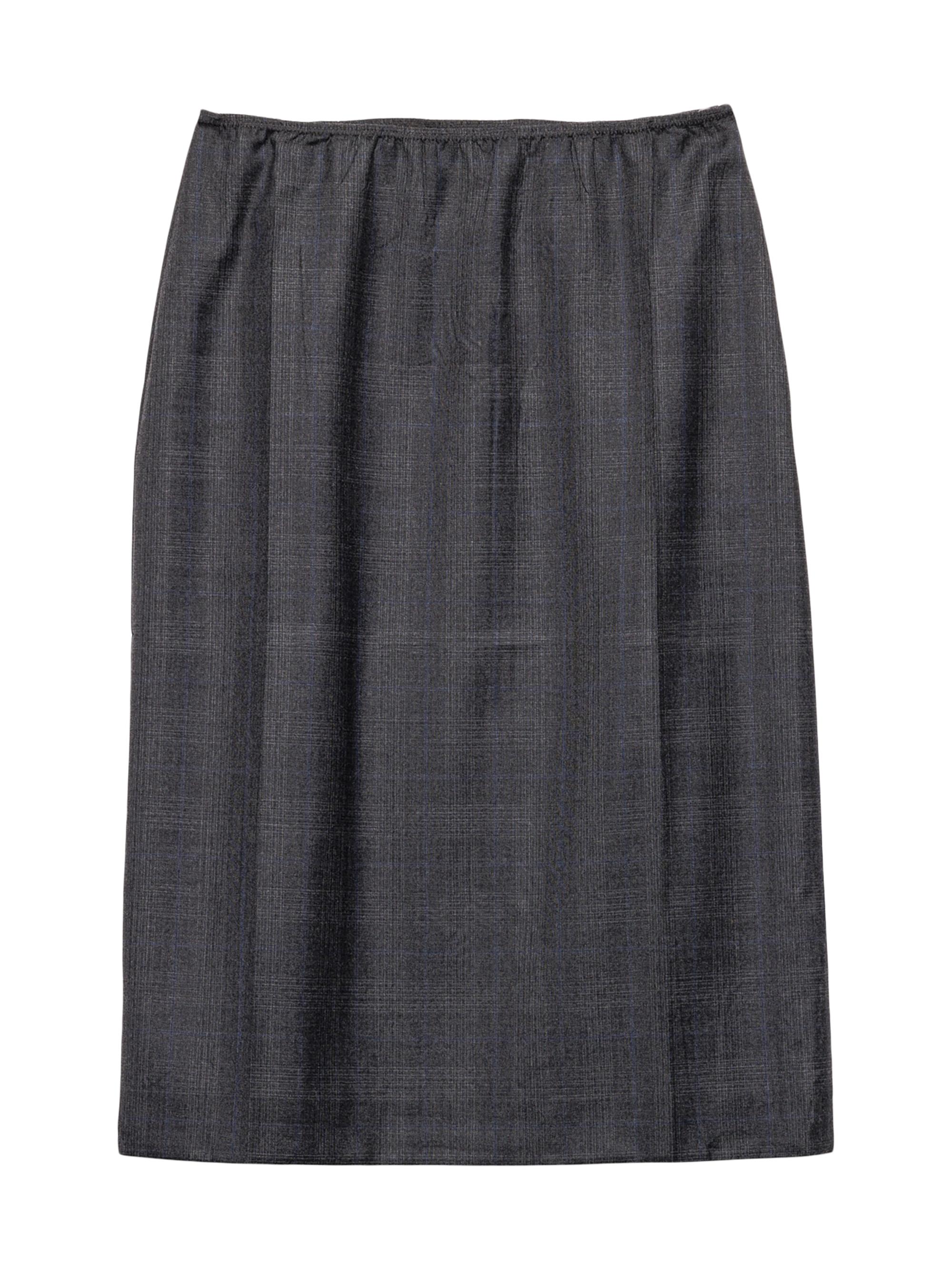 Prada Women's Wool Skirt - Grey