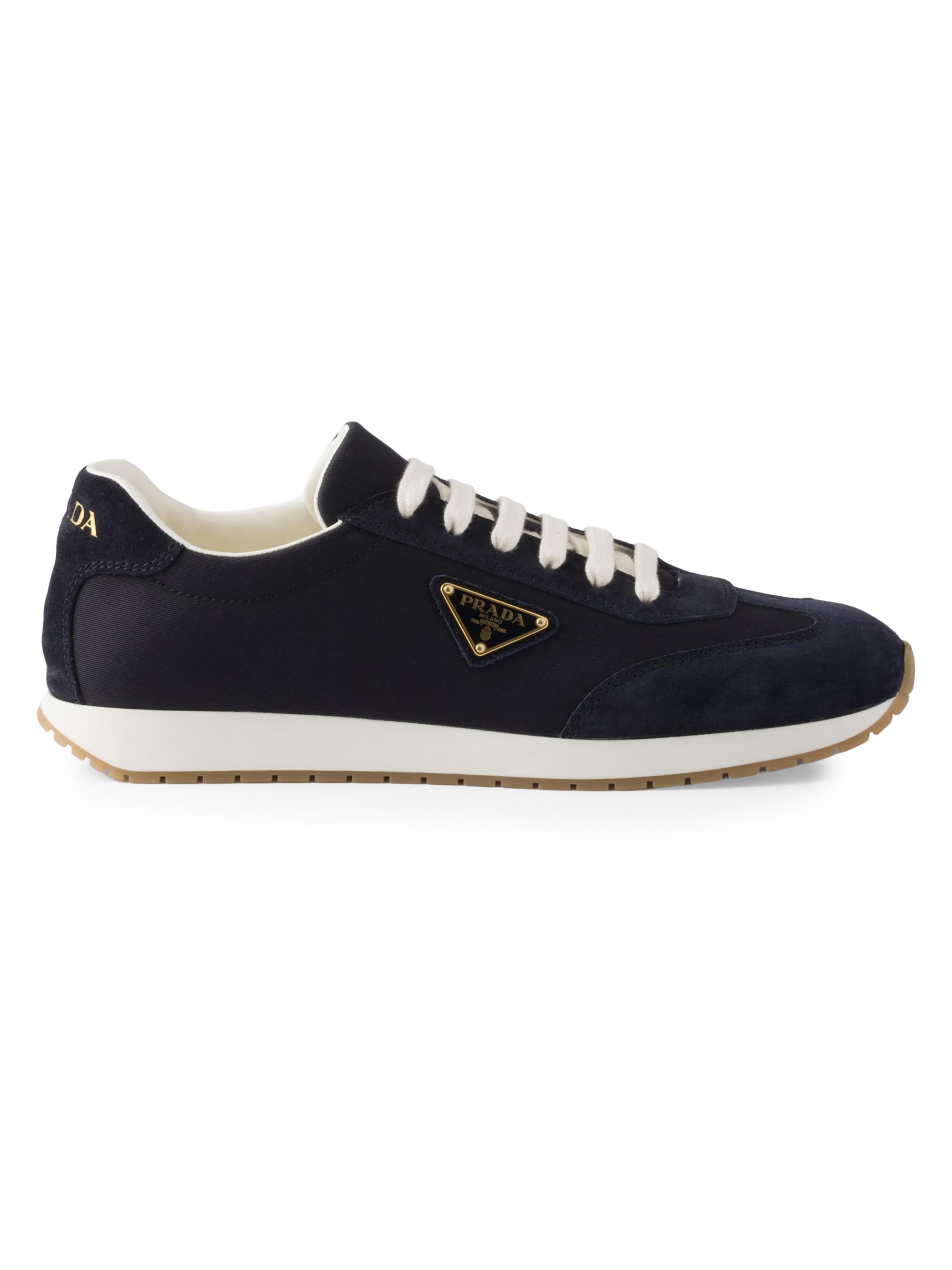 Prada Downtown Re-Nylon and Suede Sneakers | Saks Fifth Avenue