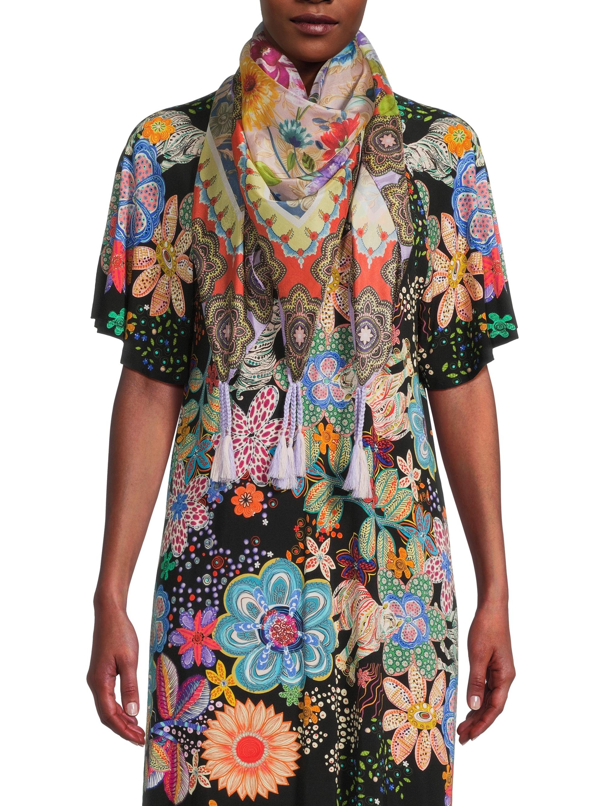 Johnny Was Women's Deco Printed Scarf - Deco Scarf