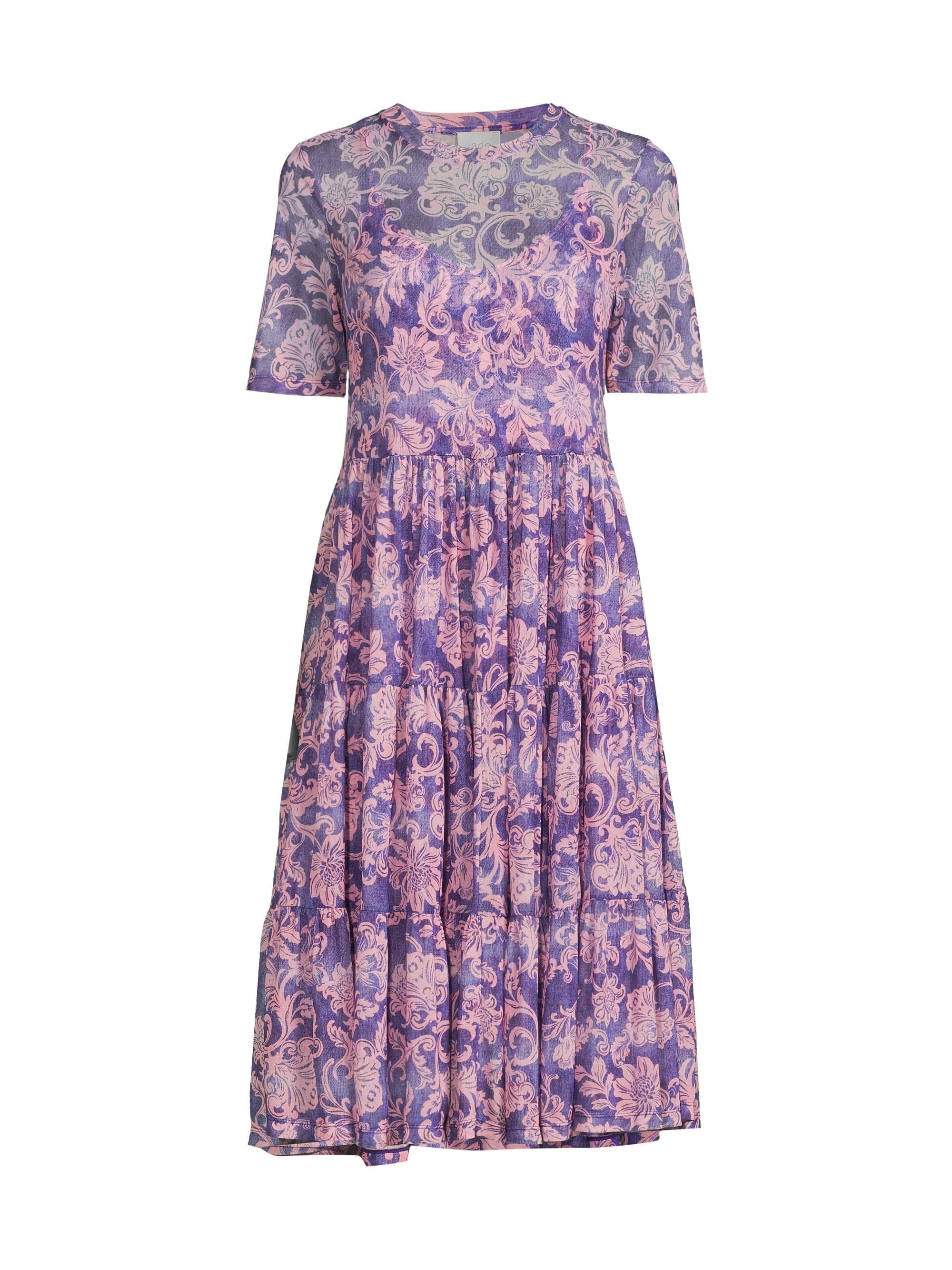 Johnny Was Florentina Mesh Tiered Dress Saks Fifth Avenue