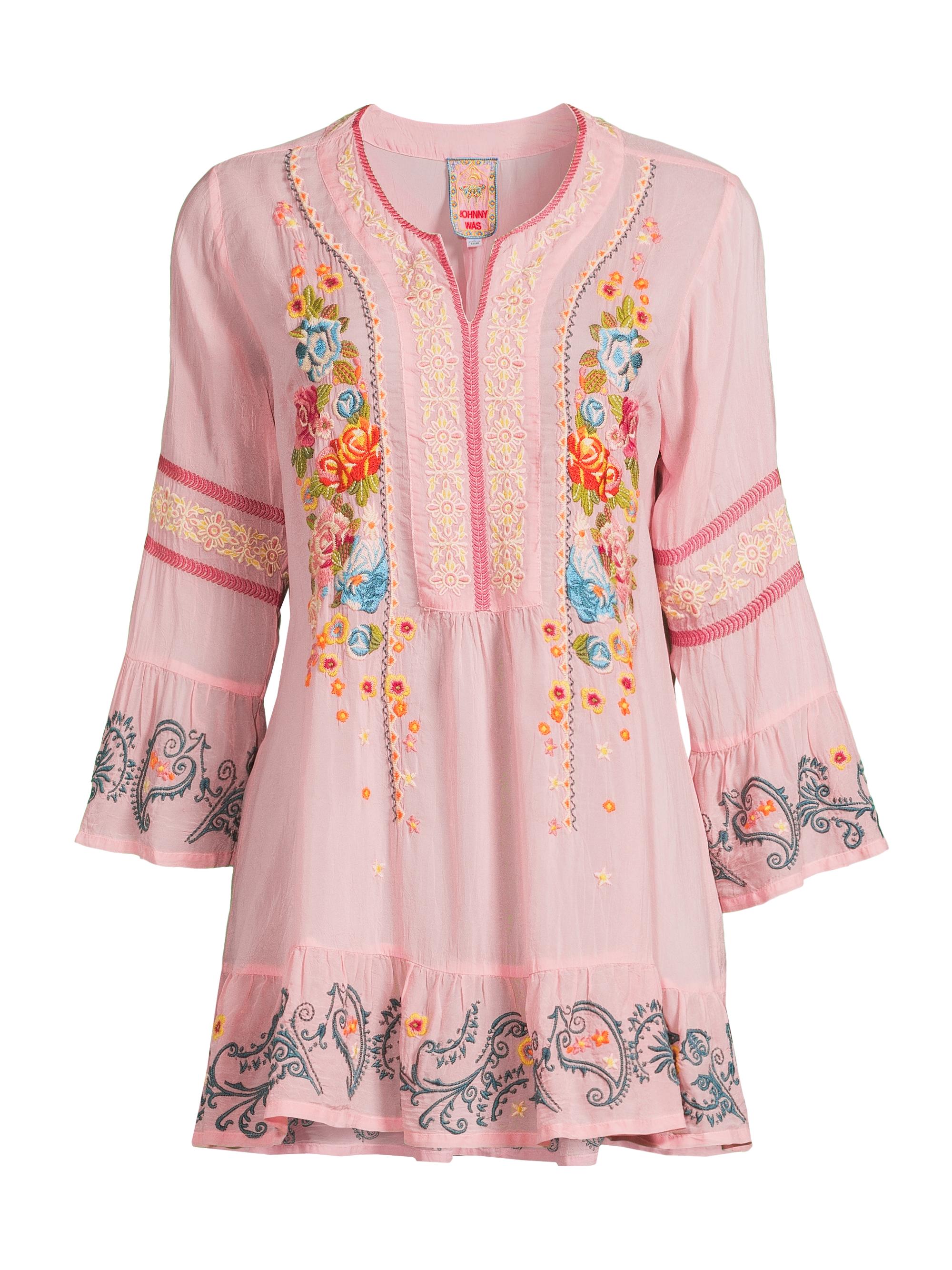 Johnny Was Jojo Embroidered Tunic | Saks Fifth Avenue