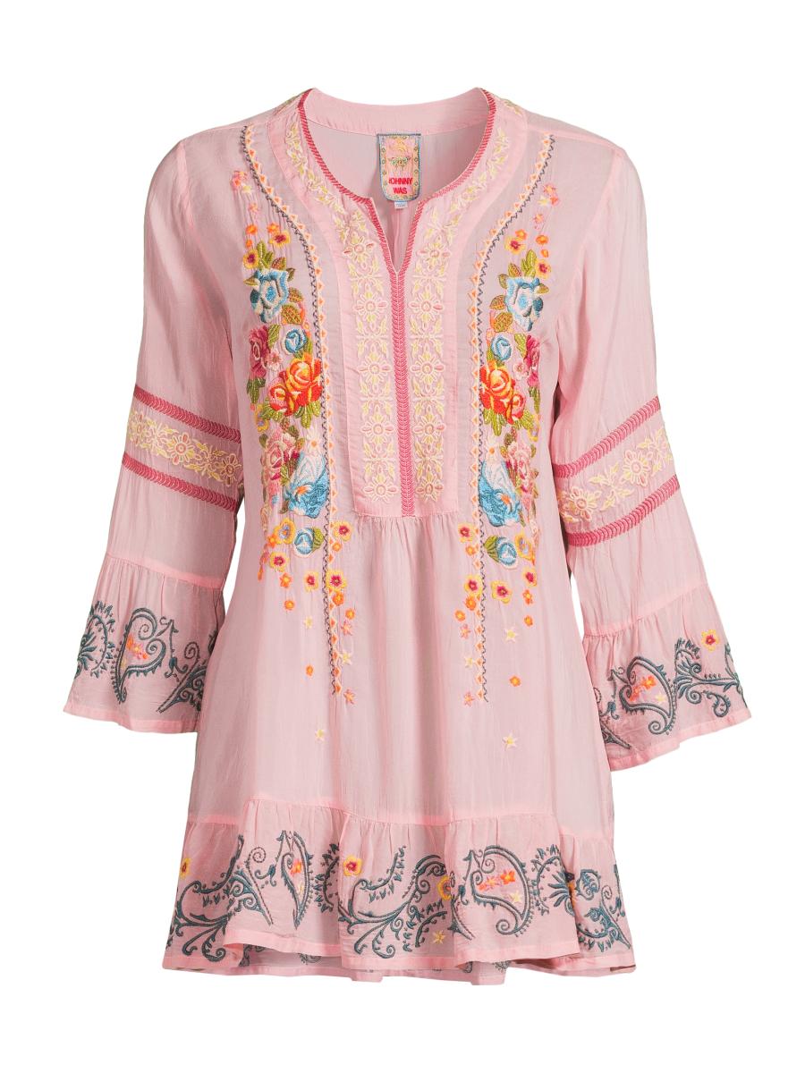 Johnny&#39;s - ｙｕｋａ Buy FLEUR DU JOUR TUNIC | Johnny Was