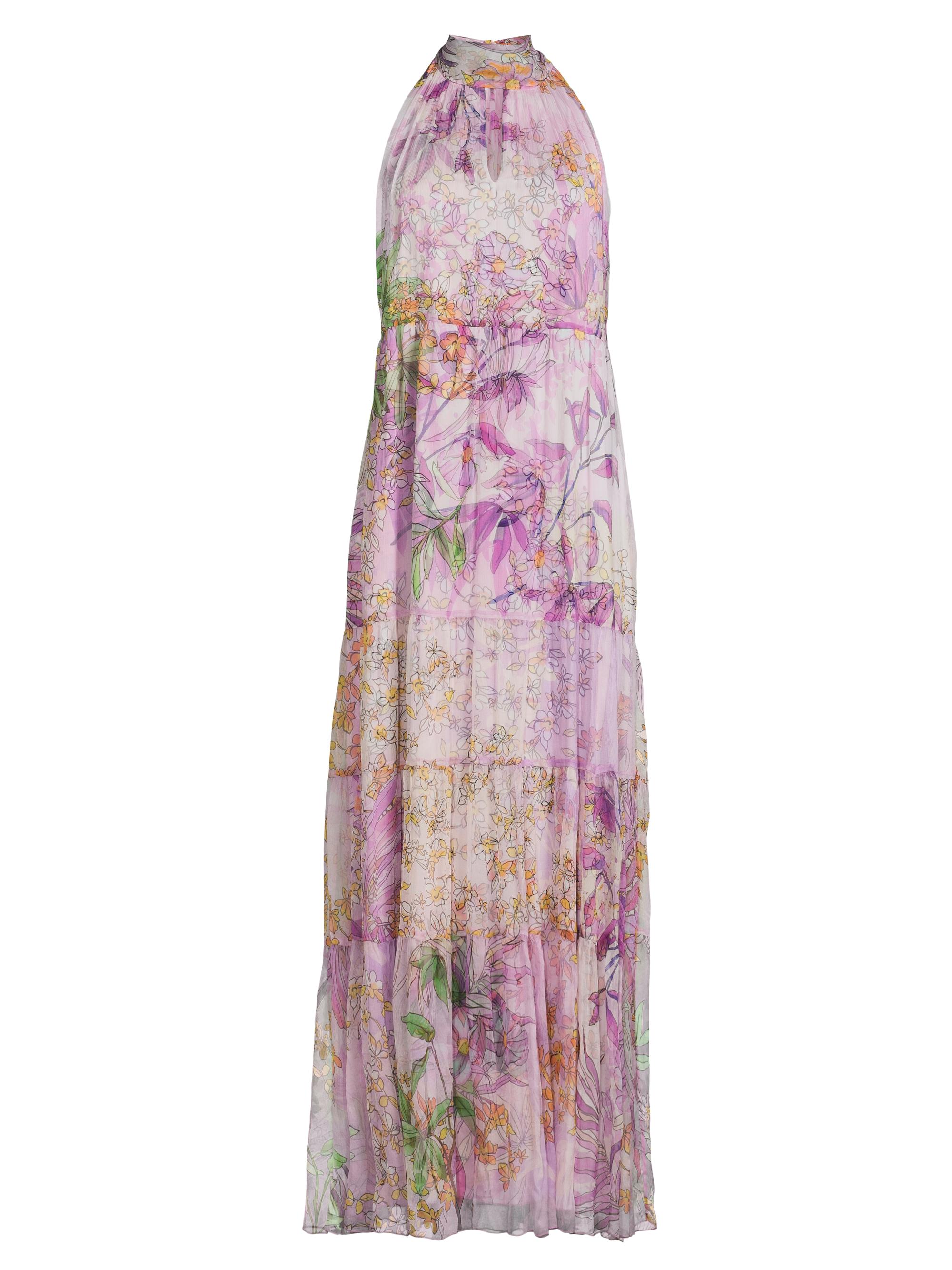 Riona Silk Halterneck Maxi Dress