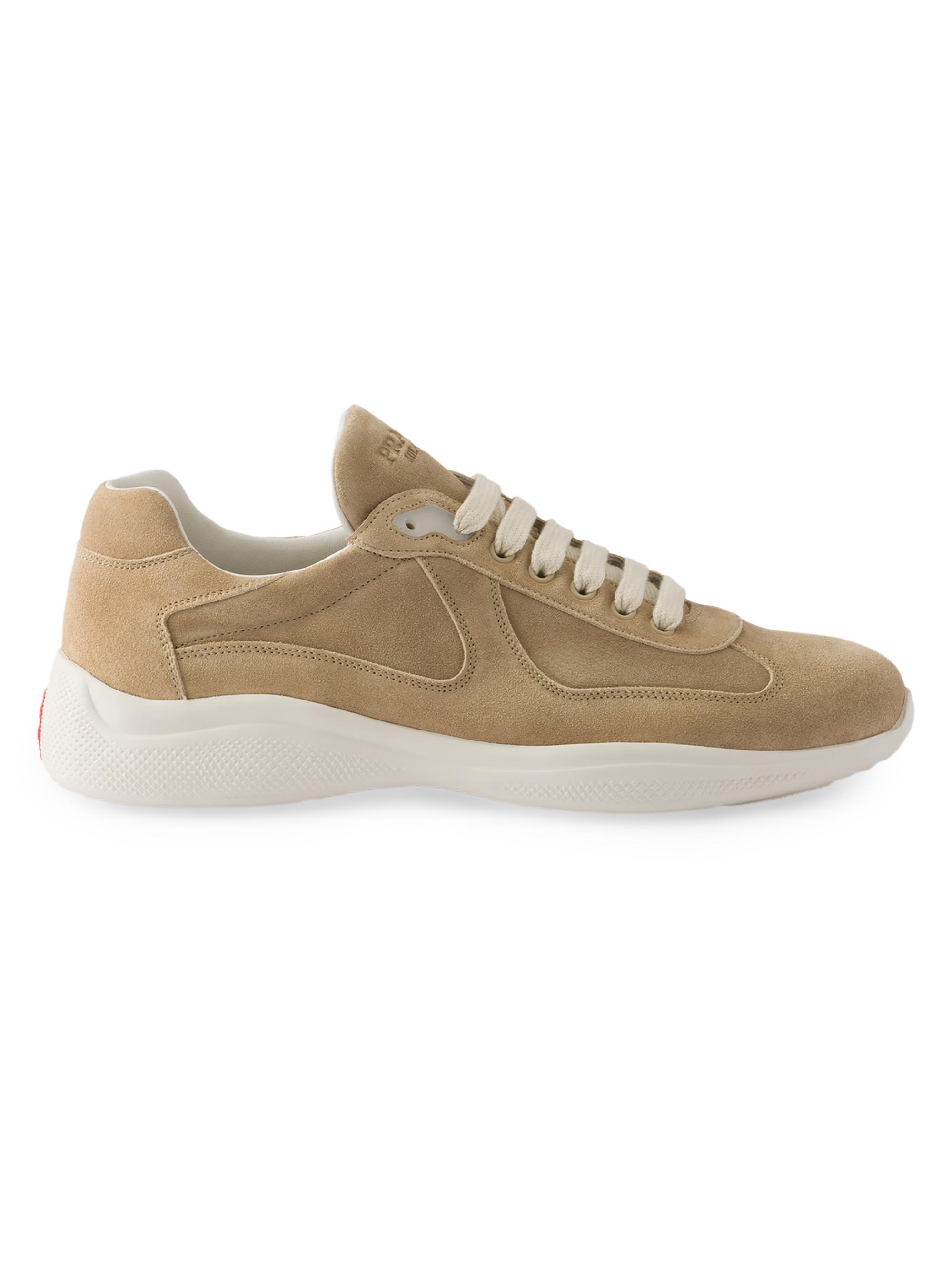 Prada America's Cup Suede Sneakers | Saks Fifth Avenue