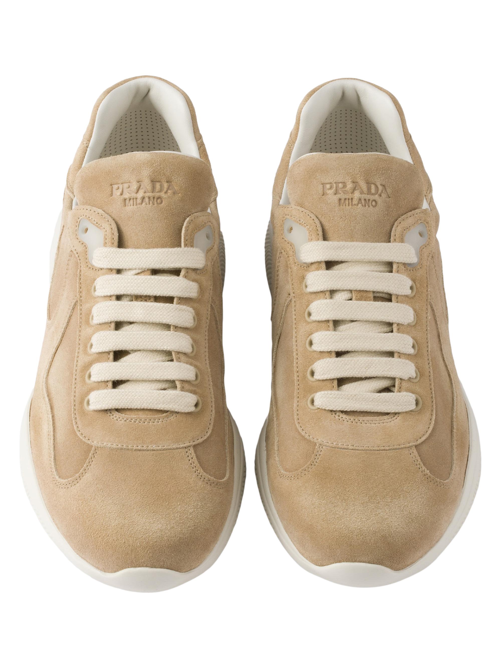 Prada America's Cup Suede Sneakers | Saks Fifth Avenue