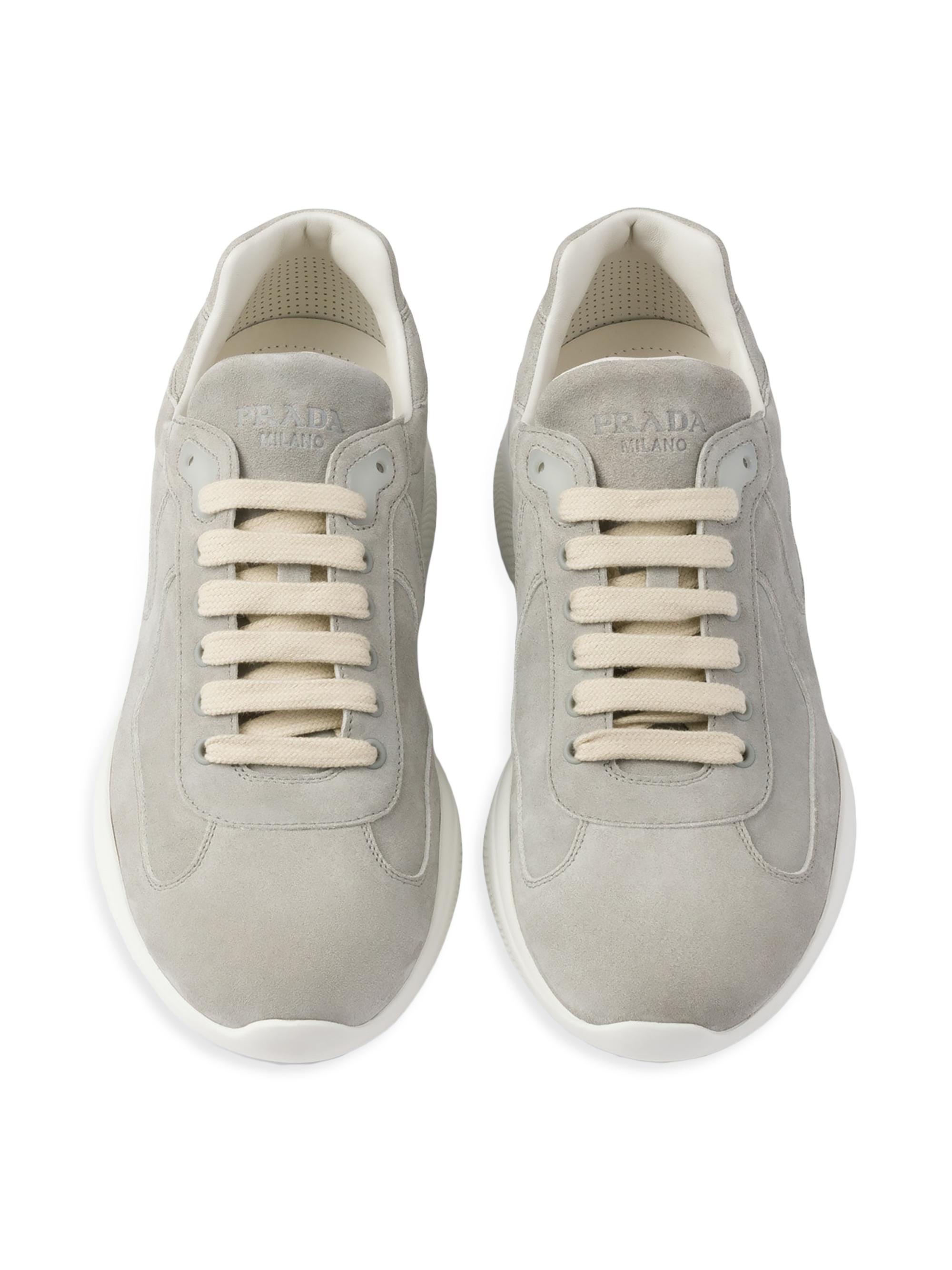 Prada America's Cup Suede Sneakers | Saks Fifth Avenue