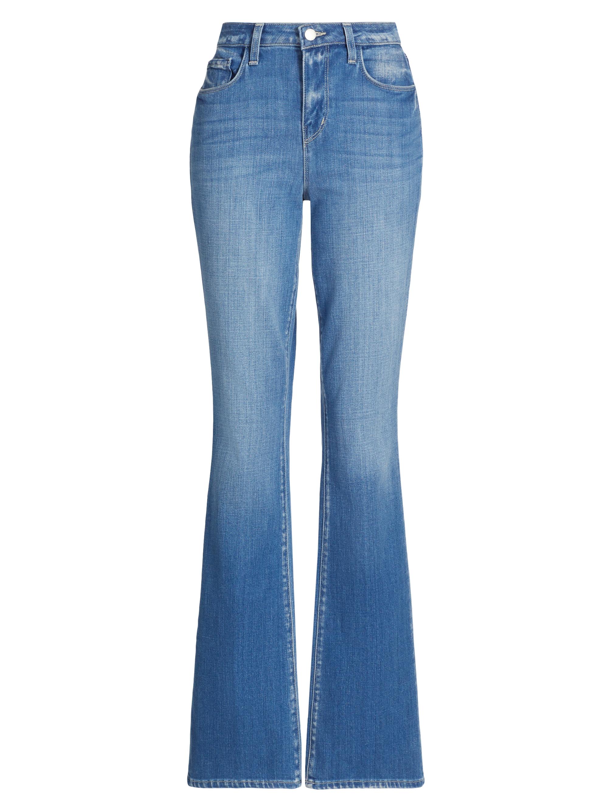 L'AGENCE Women's Selma High-Rise Sleek Baby Bootcut Jeans - Rosales - Women's Clothing
