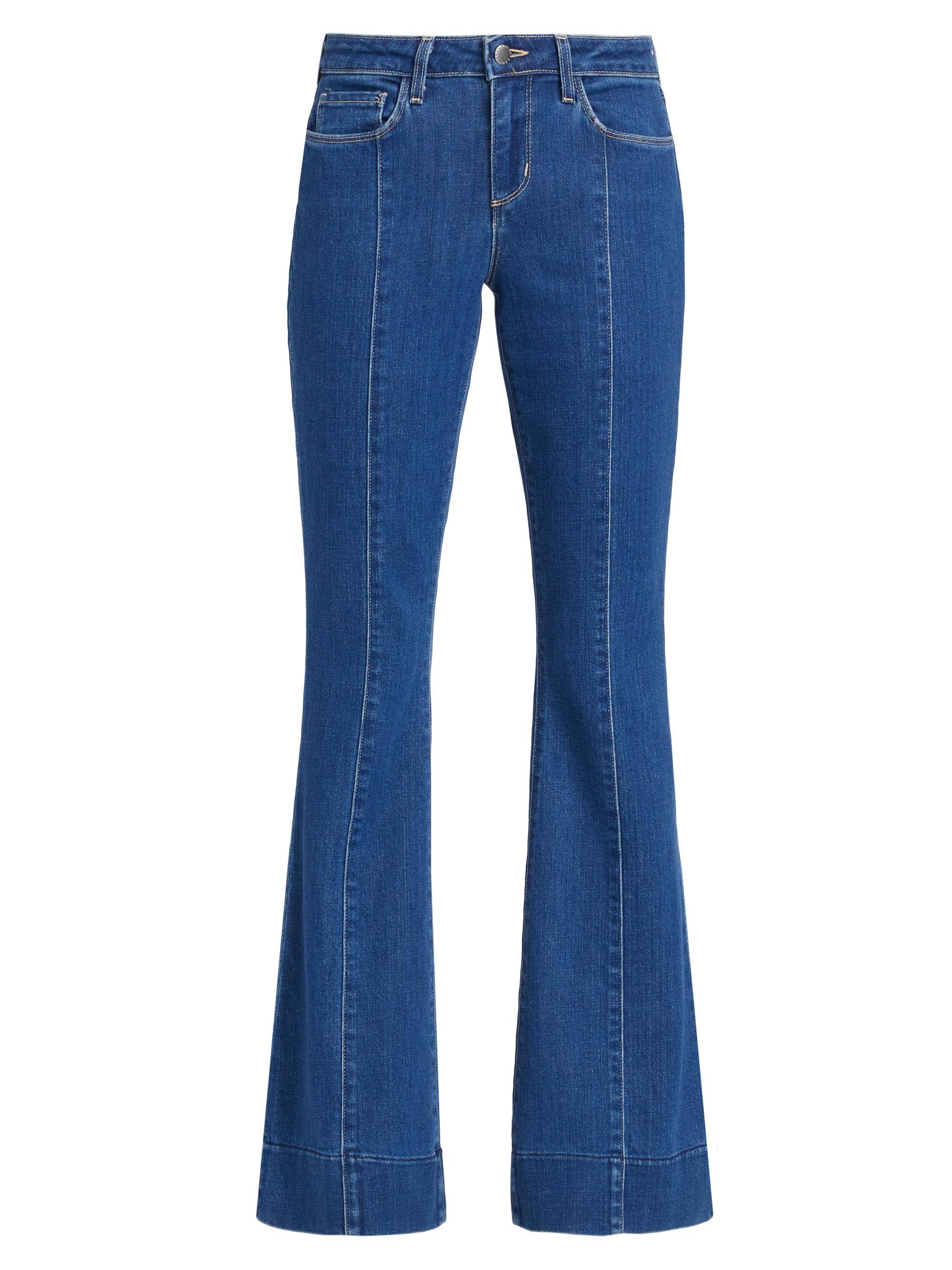 L'AGENCE Lenora Low-Rise Flared Jeans | Saks Fifth Avenue
