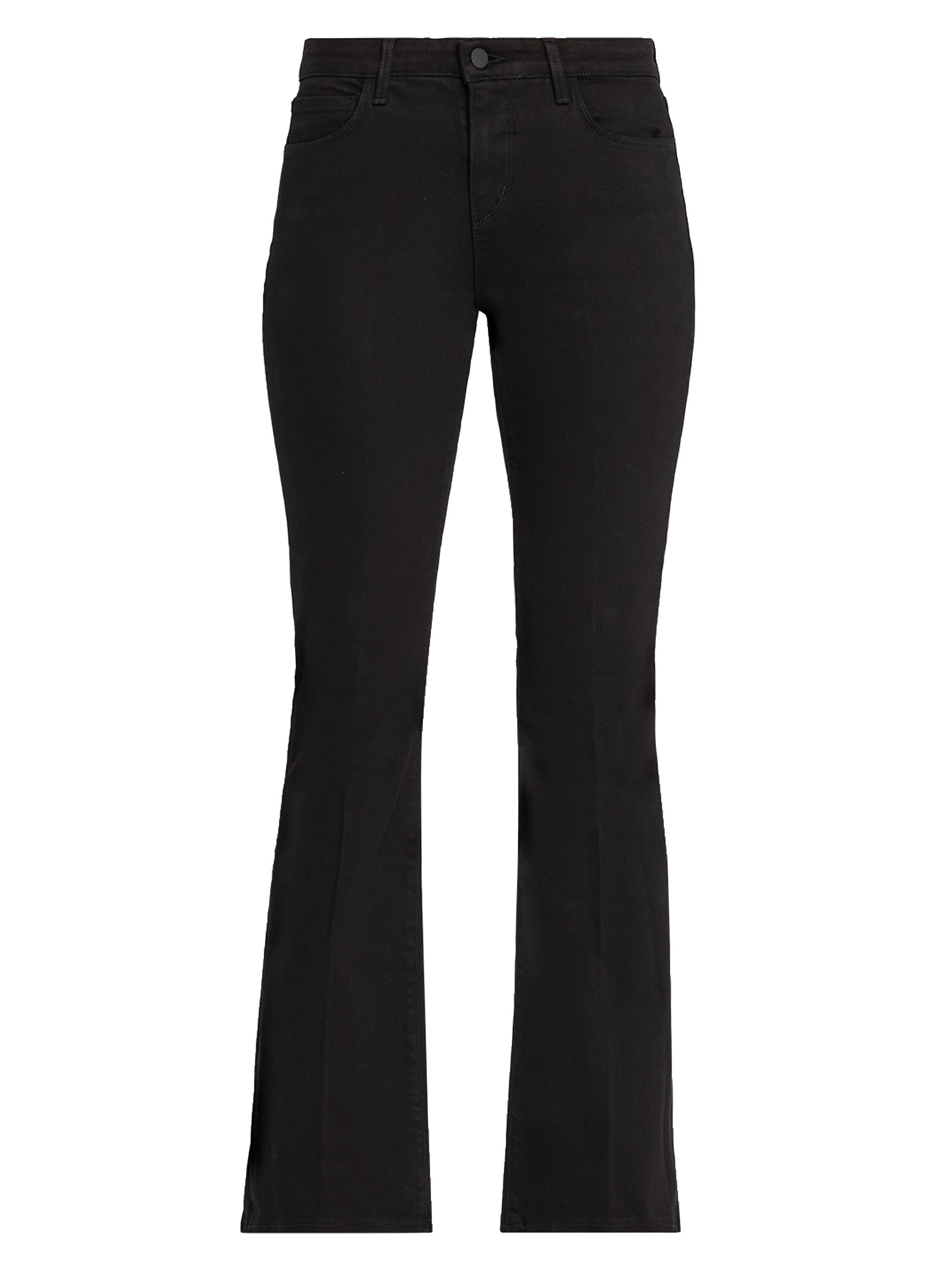 L'AGENCE Women's Cara Low-Rise Bootcut Jeans - Noir