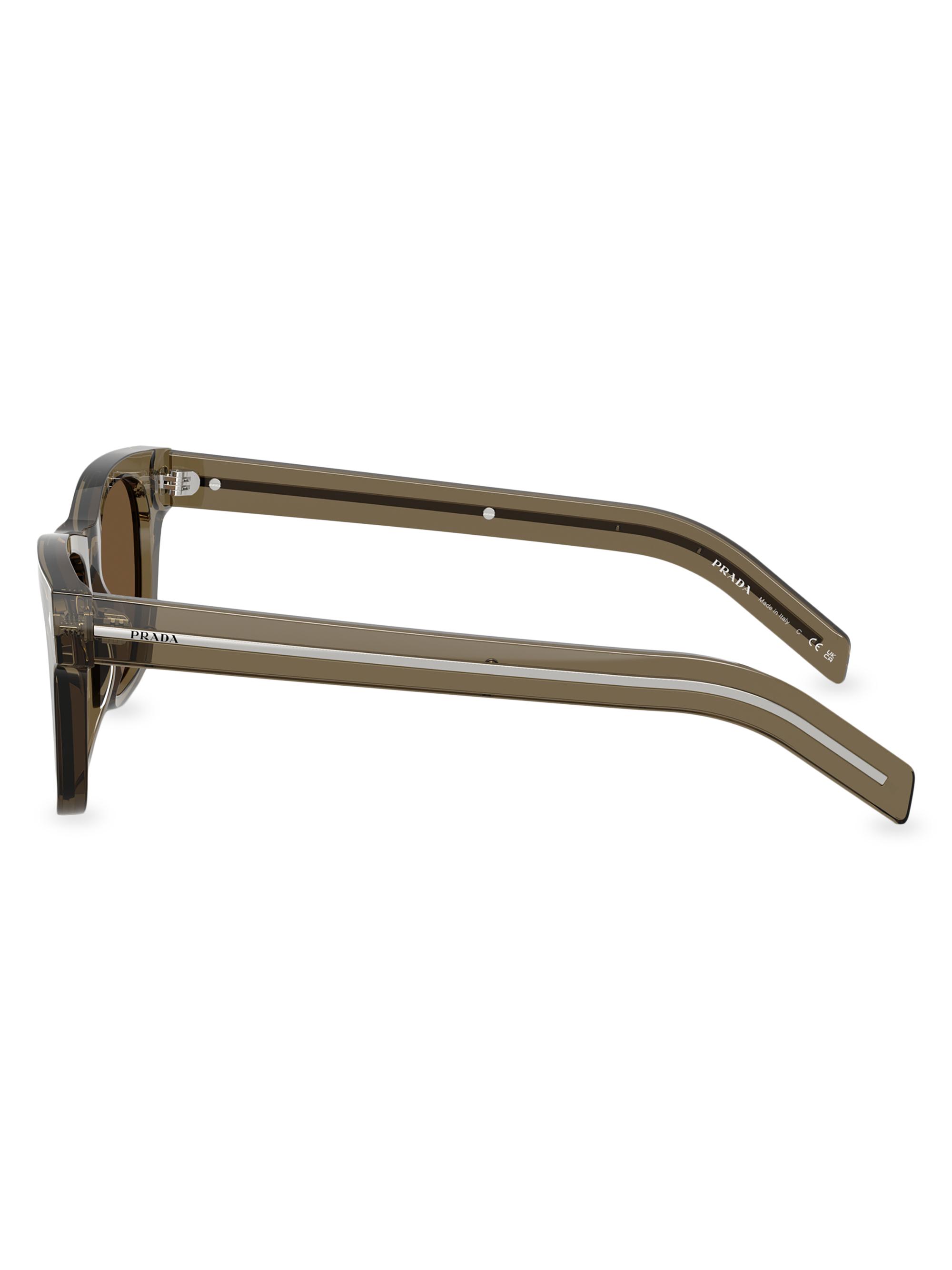 Prada 55MM Rectangular Sunglasses | Saks Fifth Avenue