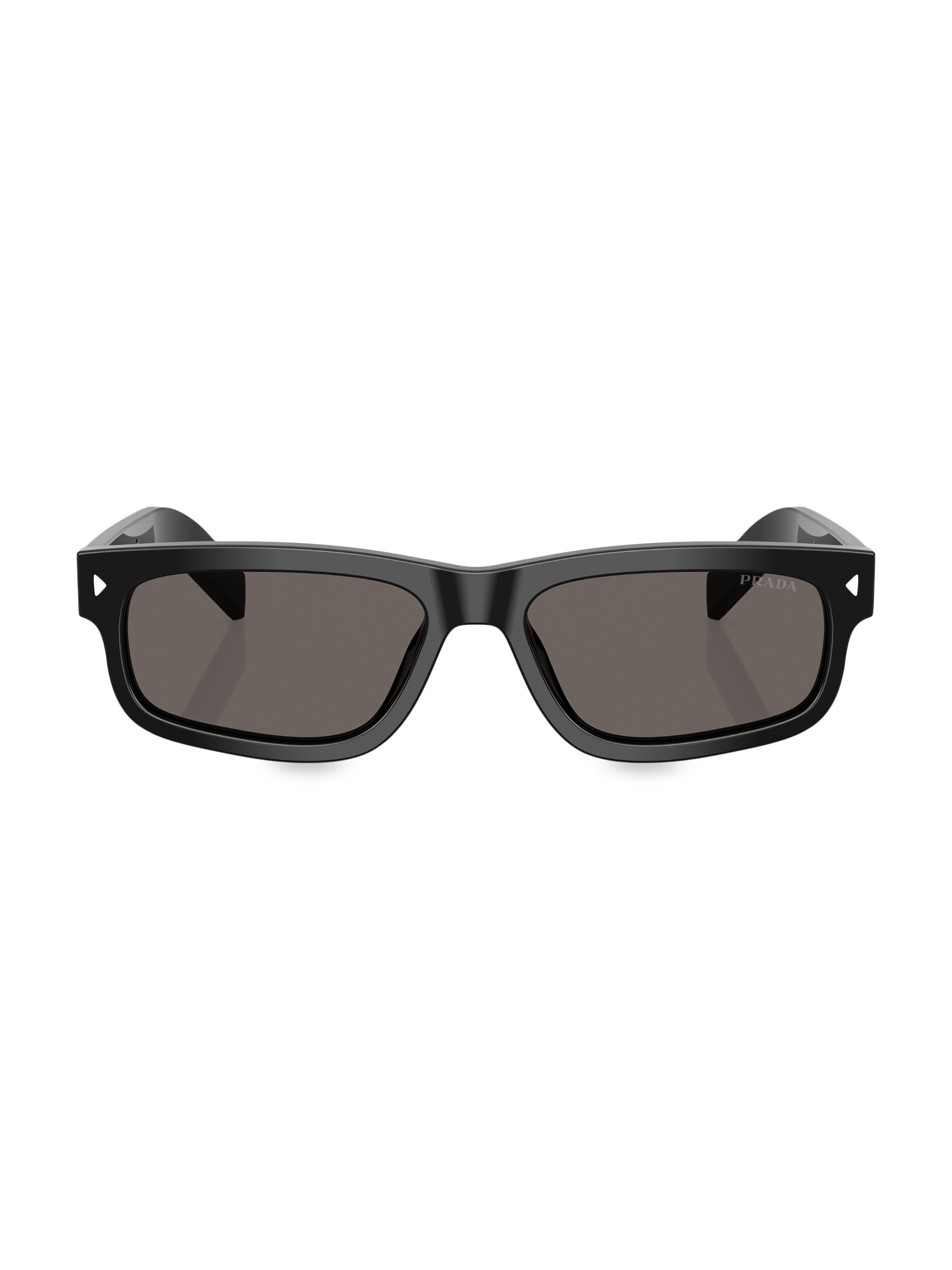 Prada 57MM Rectangular Sunglasses | Saks Fifth Avenue