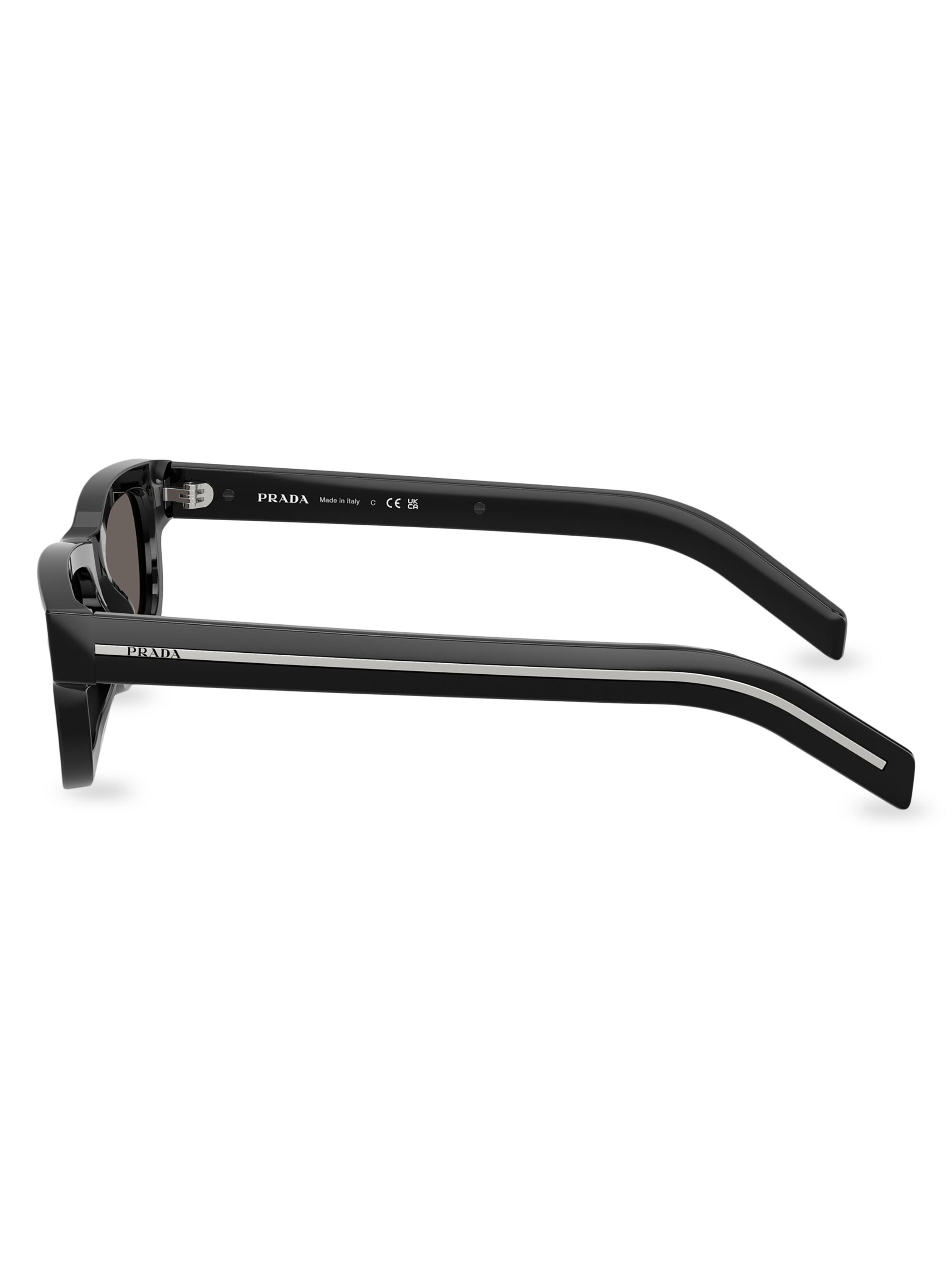 Prada 57MM Rectangular Sunglasses | Saks Fifth Avenue
