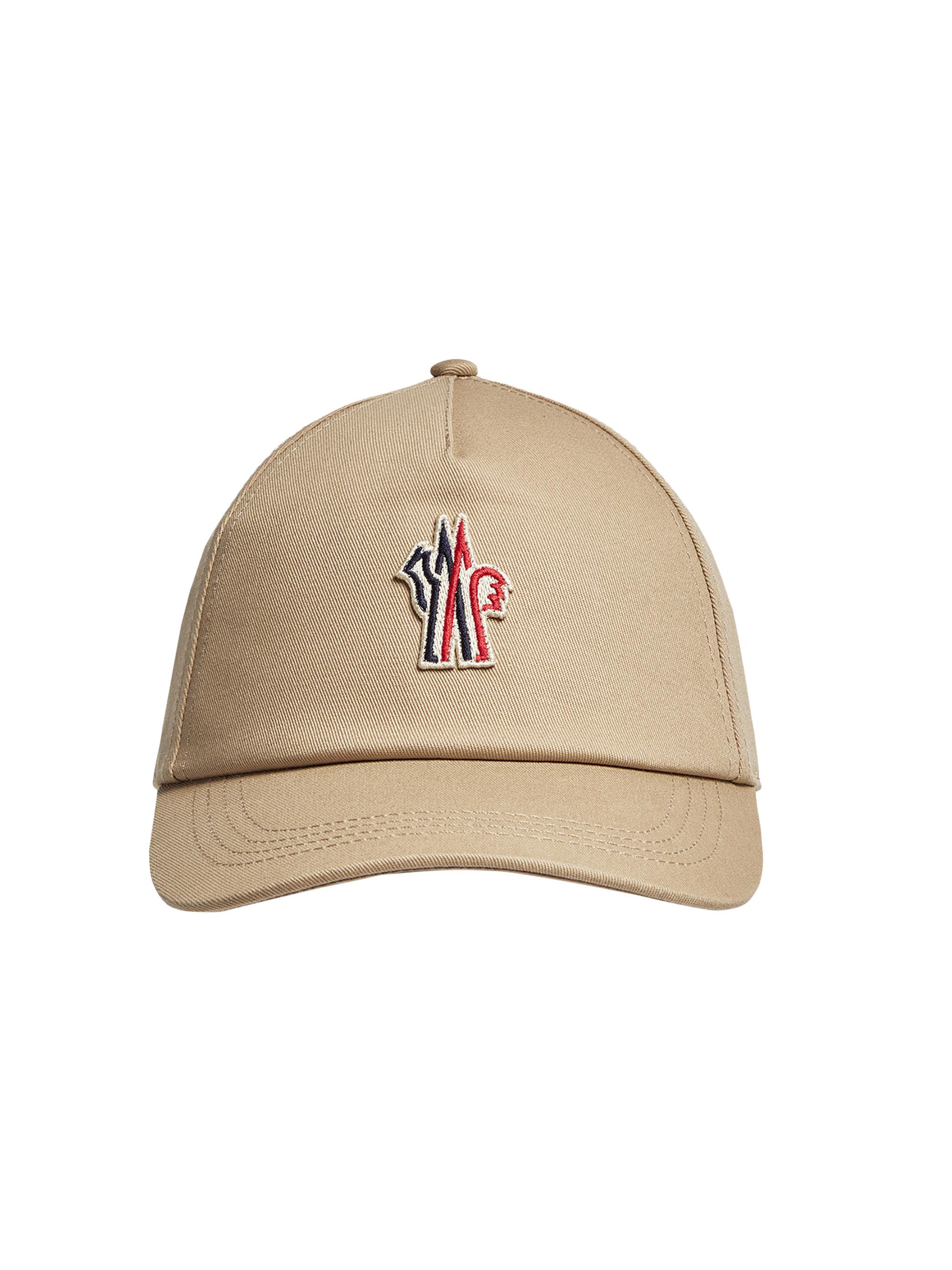 Moncler Grenoble Women's Baseball Cap in Cotton Gabardine - Beige