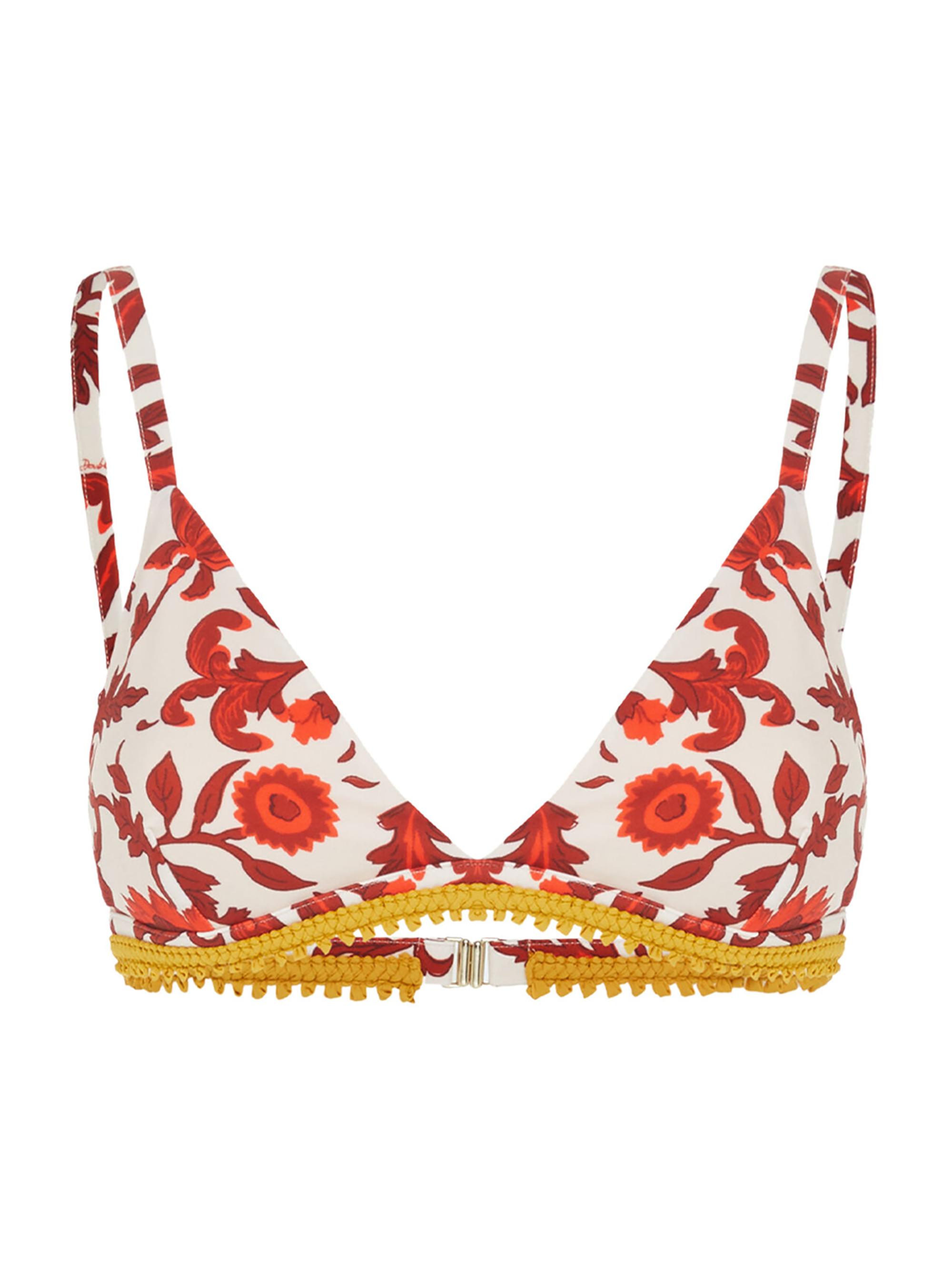 La DoubleJ Women's Fonda Top - Dragonflower Mini Red