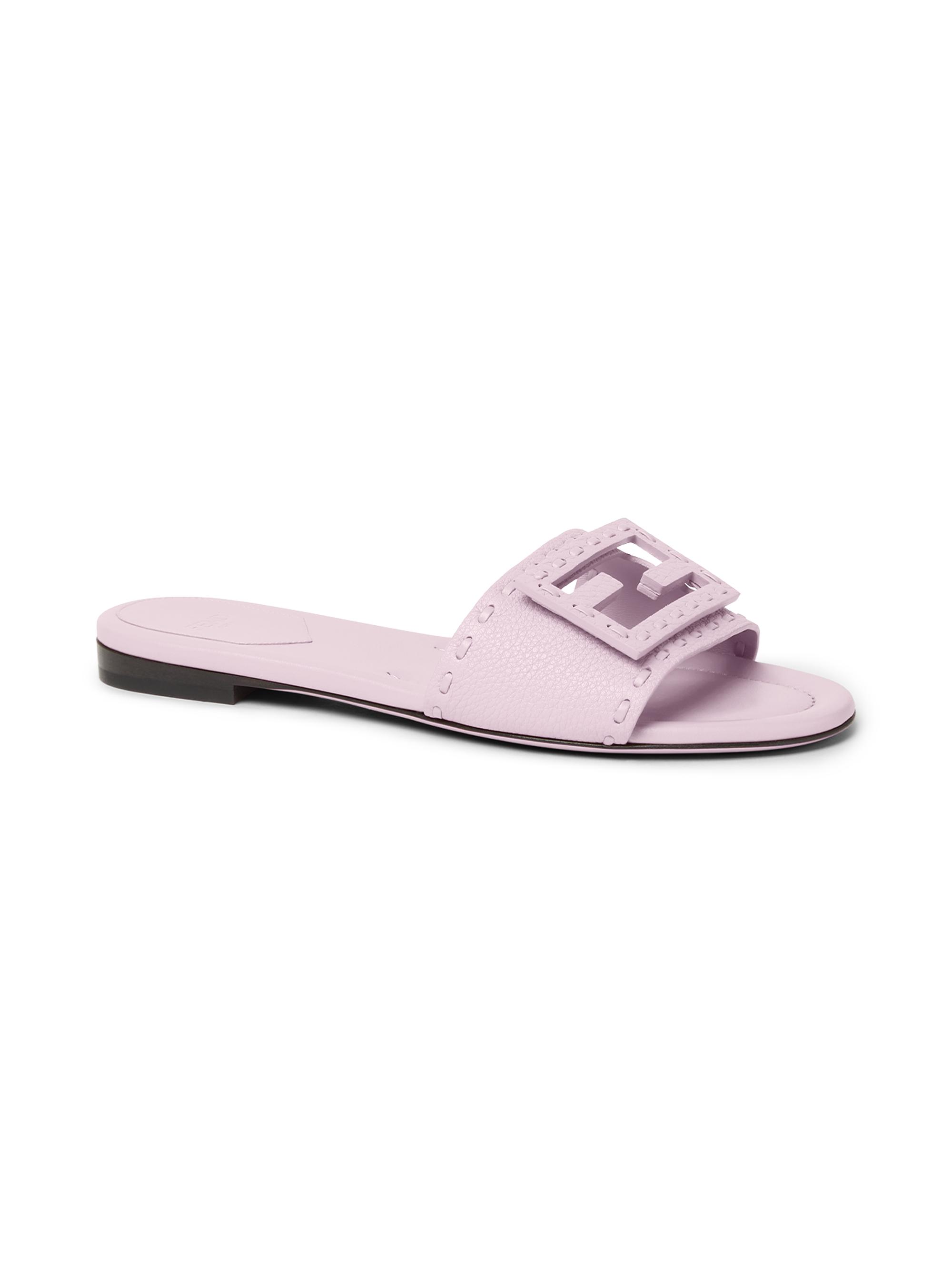 Fendi Baguette FF Leather Sandals | Saks Fifth Avenue
