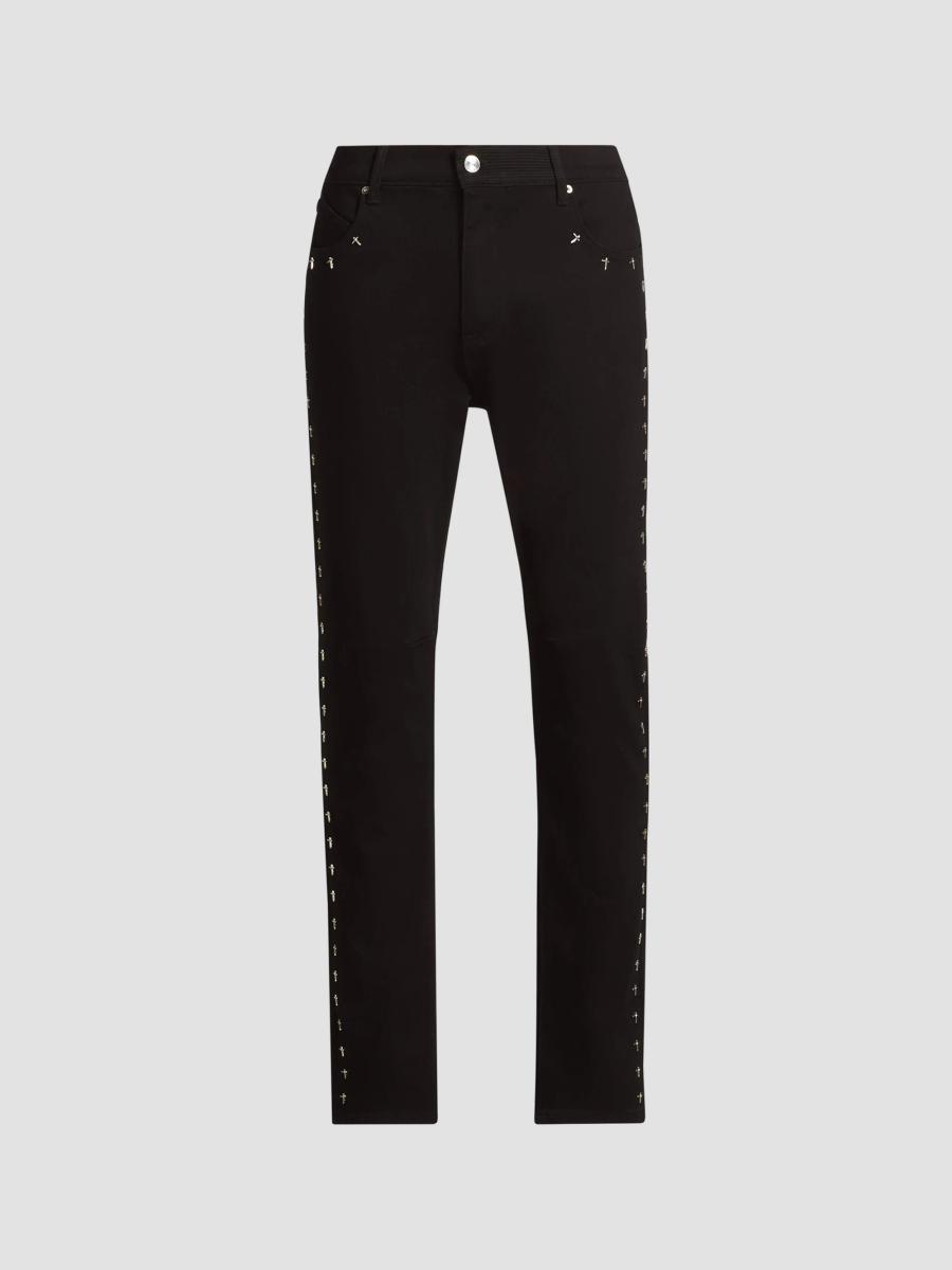 RTA Bryant Cross Stretch High-Rise Slim-Fit Jeans | Saks Fifth Avenue