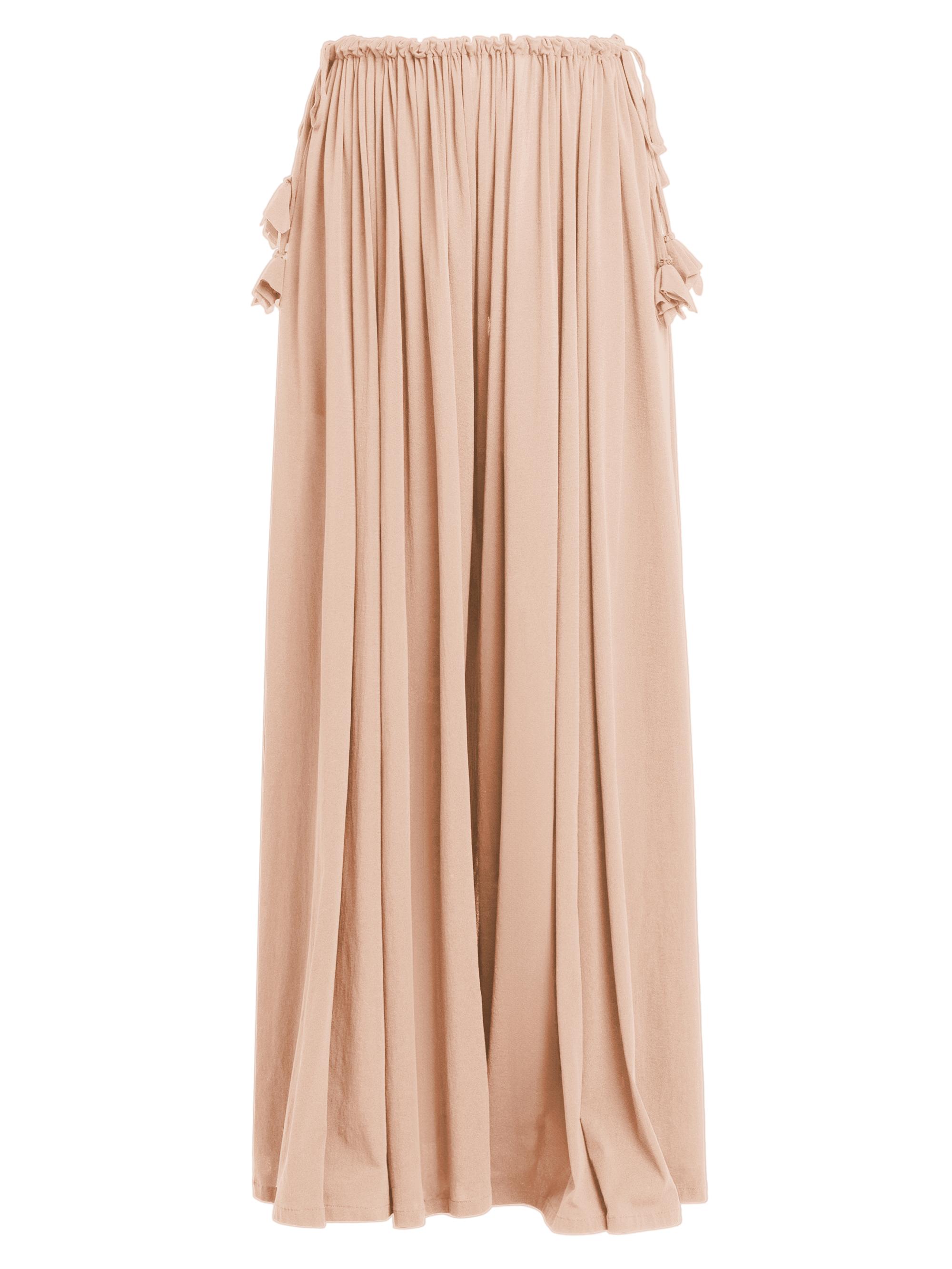 Philosophy di Lorenzo Serafini Women's Stretch Tulle Wide-Leg Pants - Beige