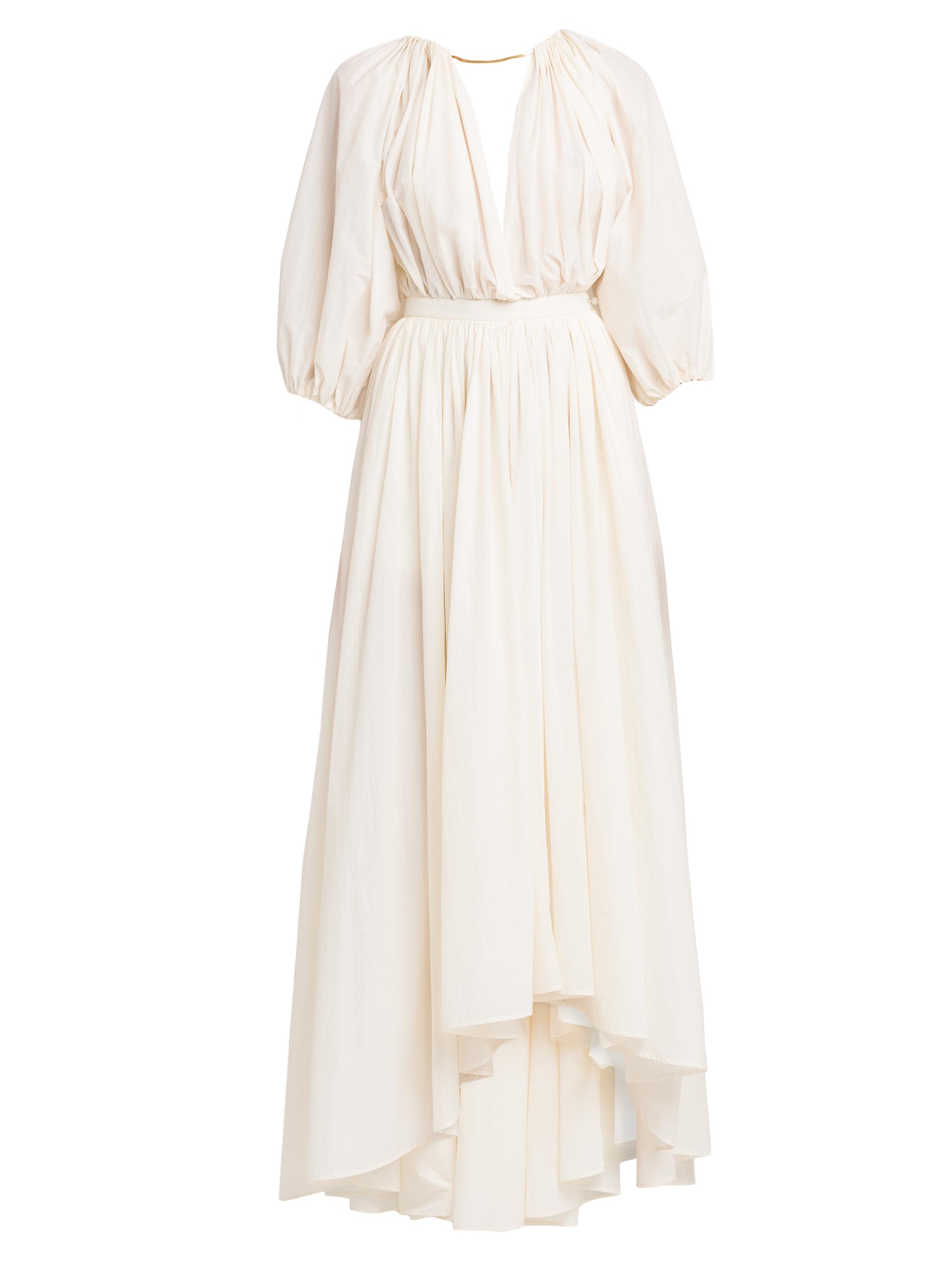 Philosophy di Lorenzo Serafini Women's Gathered Cotton-Blend Maxi Dress -