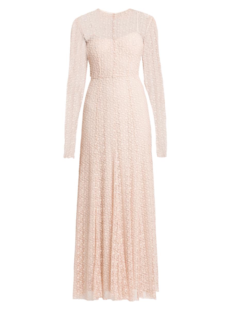 Philosophy di Lorenzo Serafini Flocked Lace Long-Sleeve