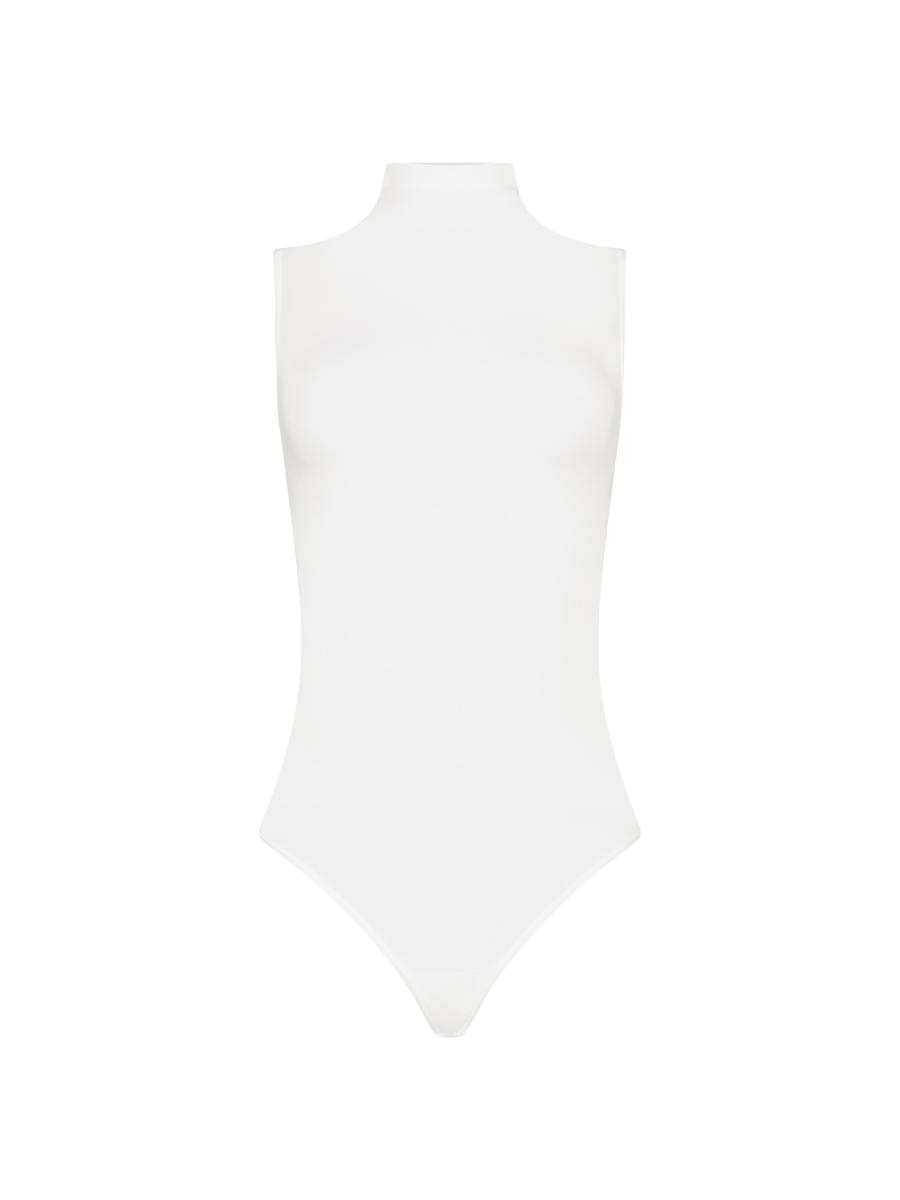 Wolford Mock Turtleneck Sleeveless Bodysuit | Saks Fifth Avenue