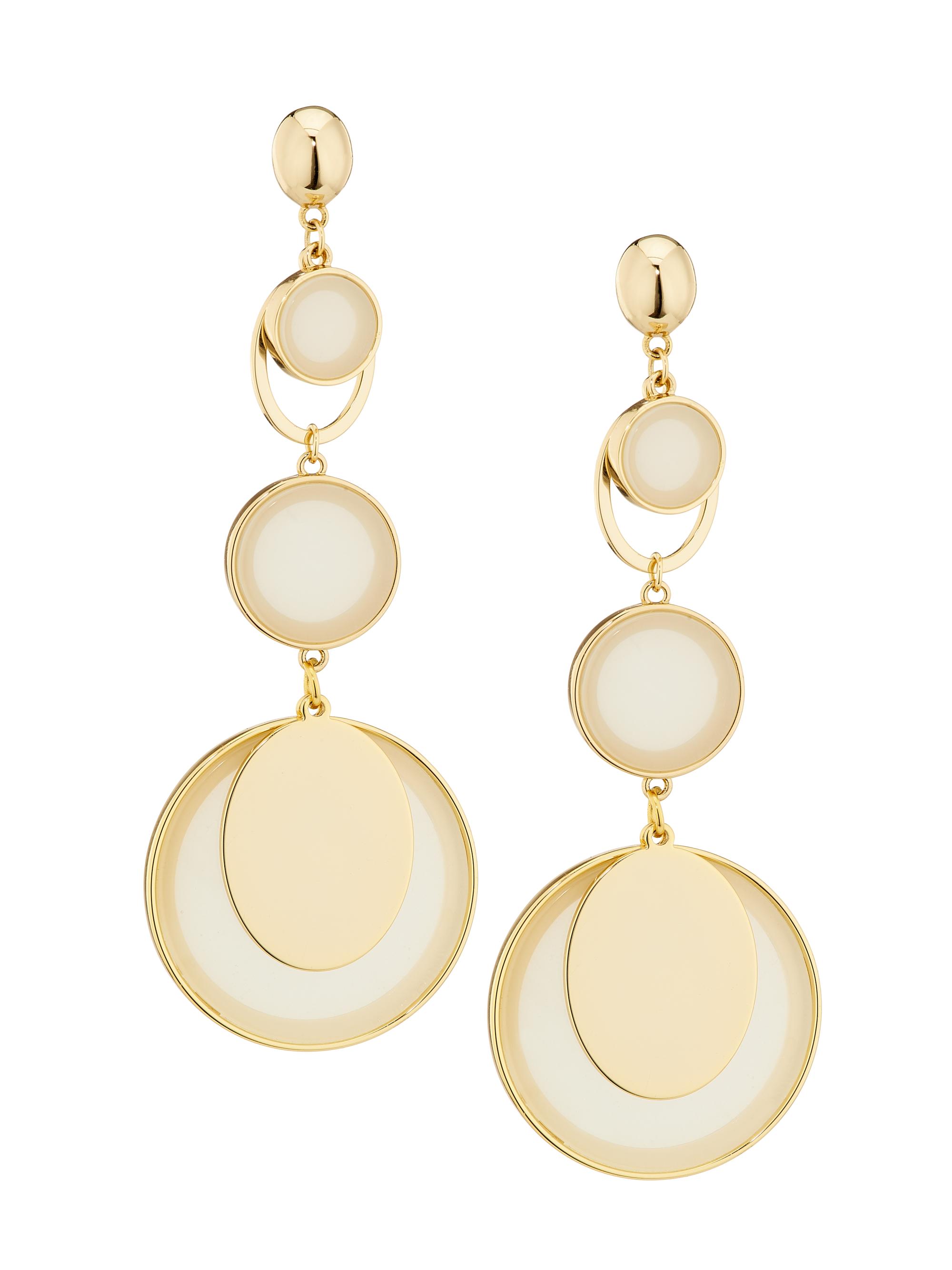 Ramy Brook Women's Adriana Goldtone, Cubic Zirconia & Resin Drop Earrings - Gold