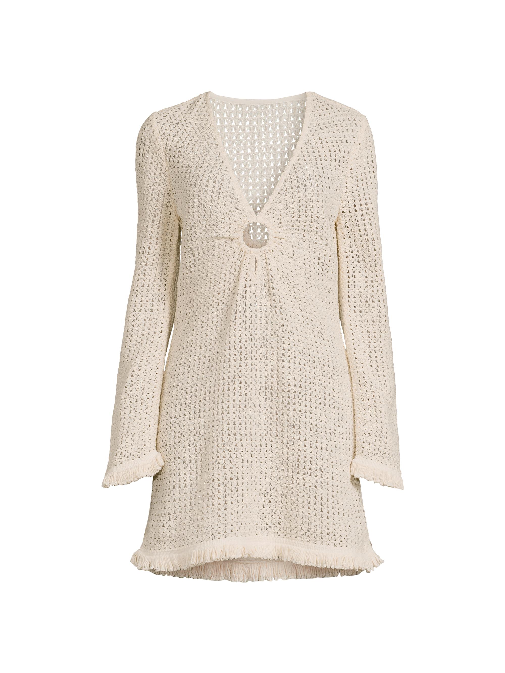 Ramy Brook Women's Cassie Cotton Crochet Minidress - White Crochet