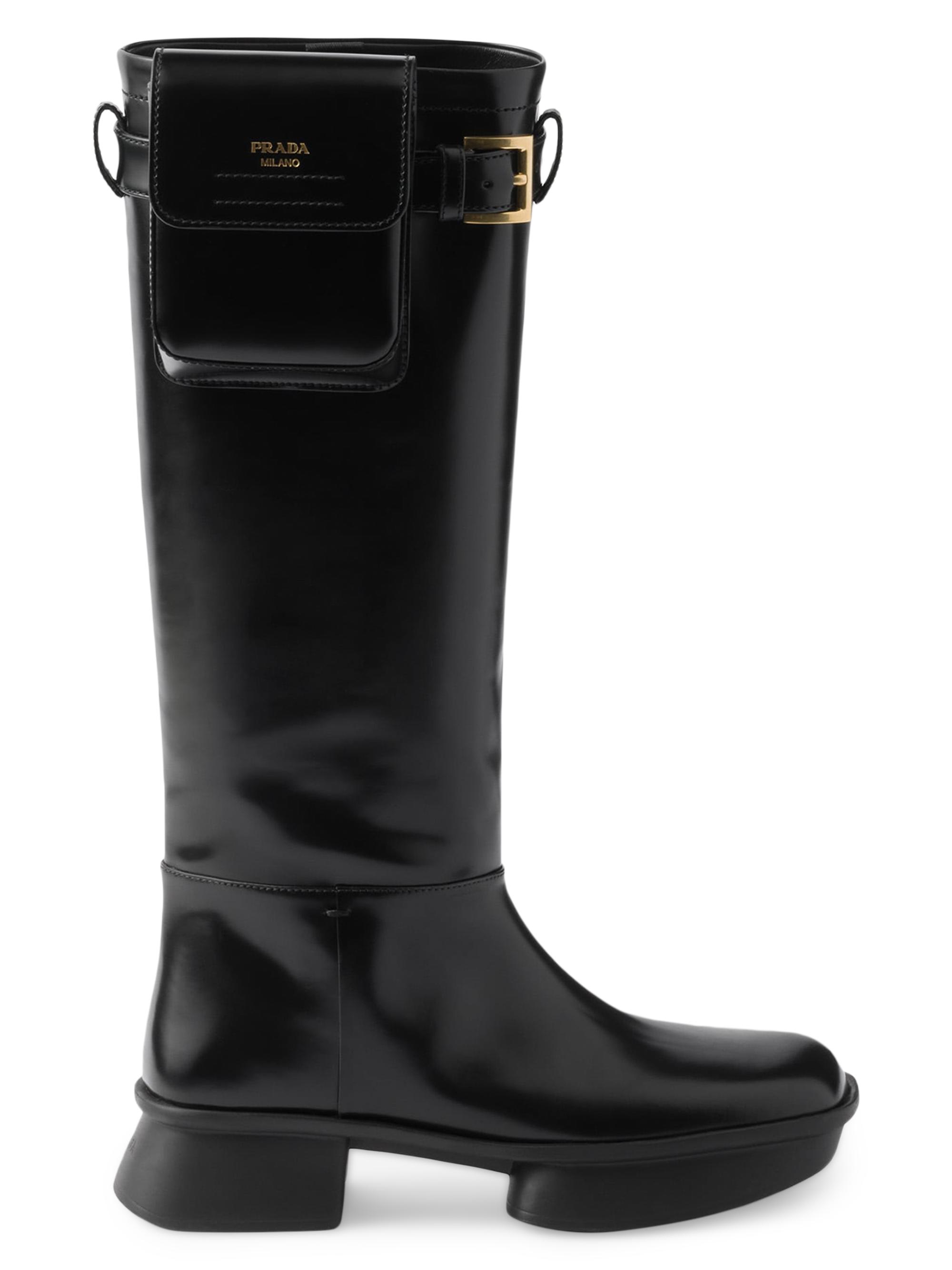 Prada Leather Boots | Saks Fifth Avenue