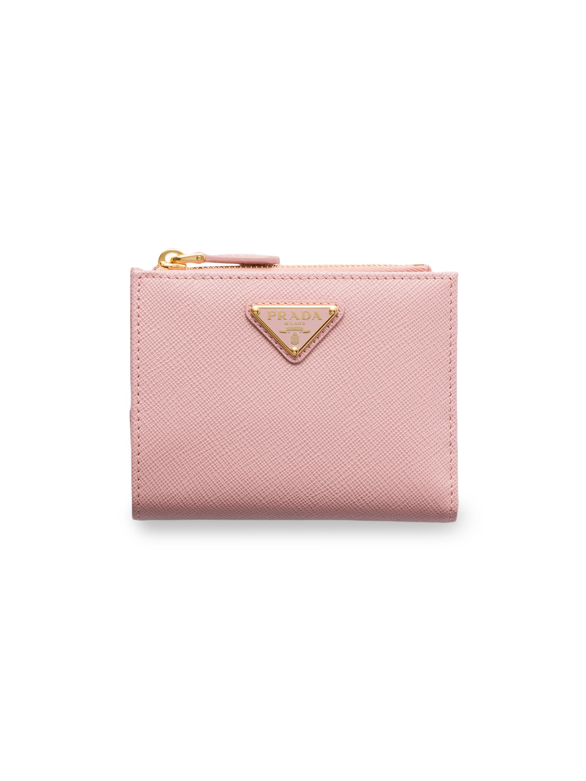 Prada Women's  Saffiano Leather Wallet - Pink