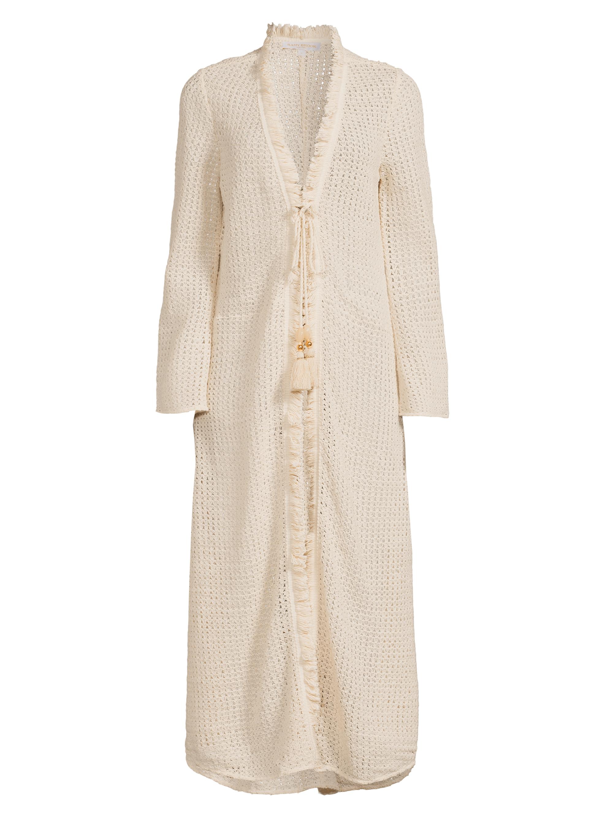 Ramy Brook Women's Fatima Crochet Cover-Up - White Crochet